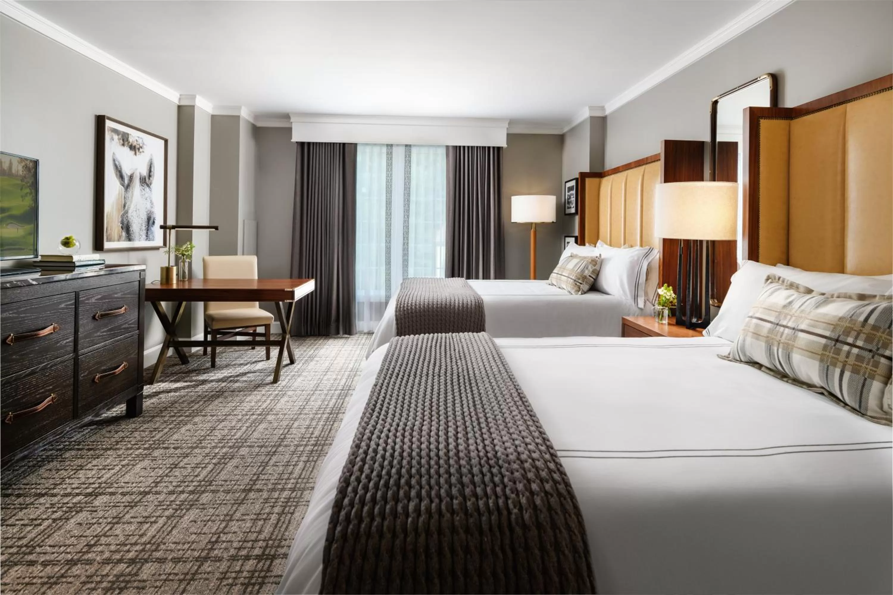 Double Room with Two Double Beds - single occupancy in Chateau Elan Winery