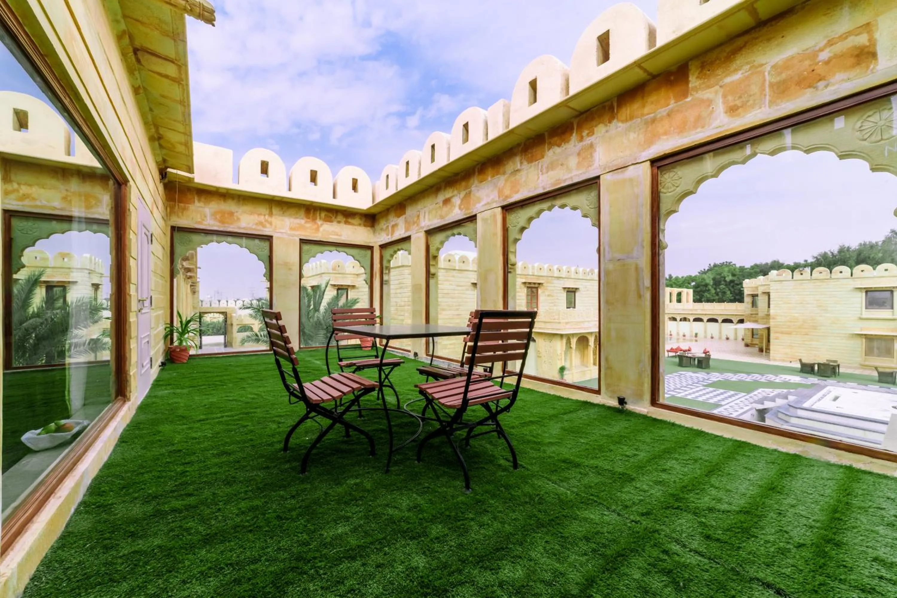 Palace Room with Private Terrace in Fort Rajwada,Jaisalmer
