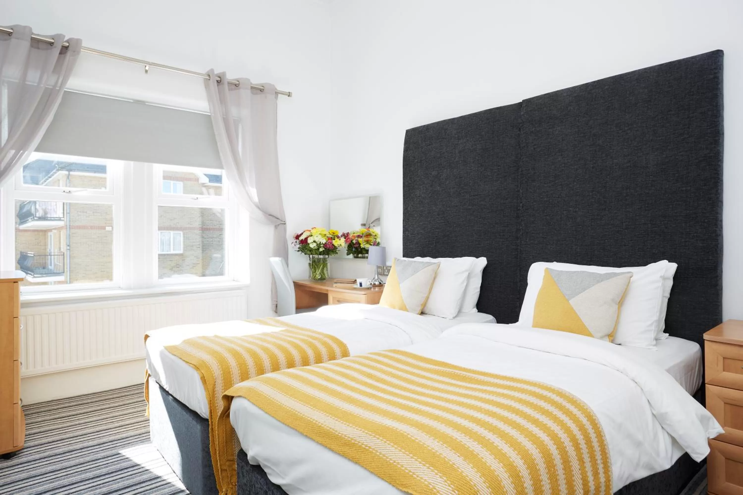 Standard Twin Room in Luccombe Hall Hotel