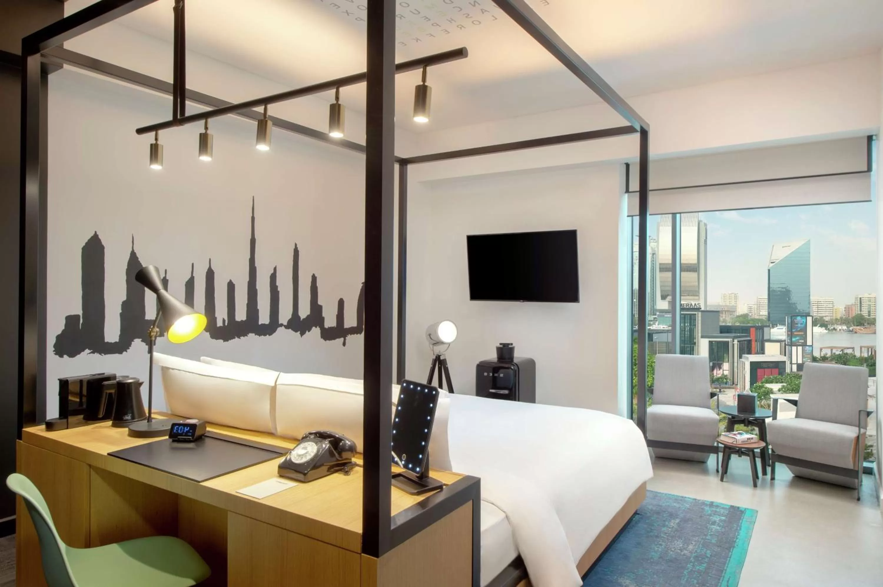 King Room with Creek View in Canopy by Hilton Dubai Al Seef