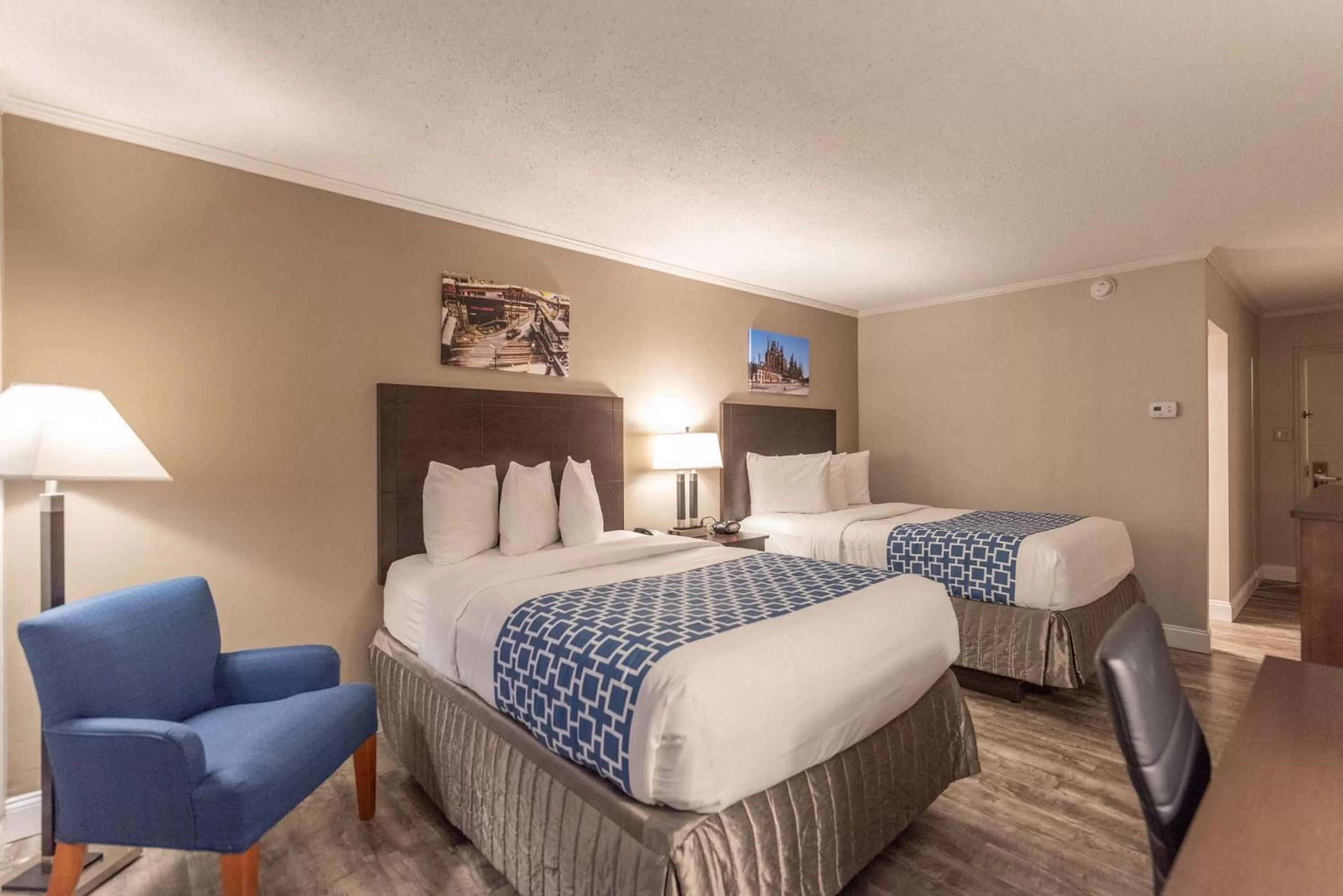 Double Room with Two Double Beds and Accessible Roll-In Shower in SureStay Plus Hotel by Best Western Lehigh Valley