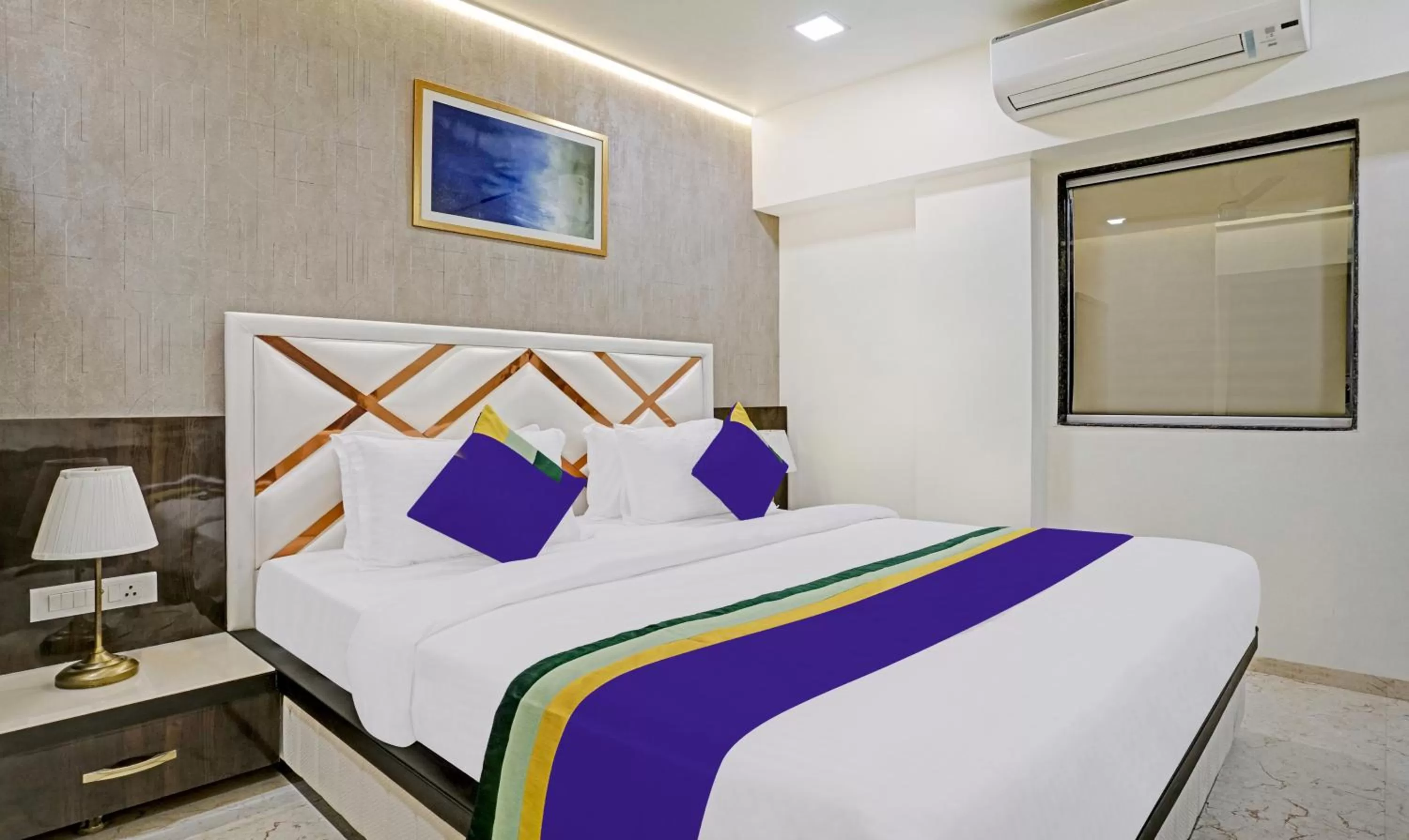 Superior Double Room - single occupancy in Treebo Premium Golden Bliss Trimurti Nagar Square