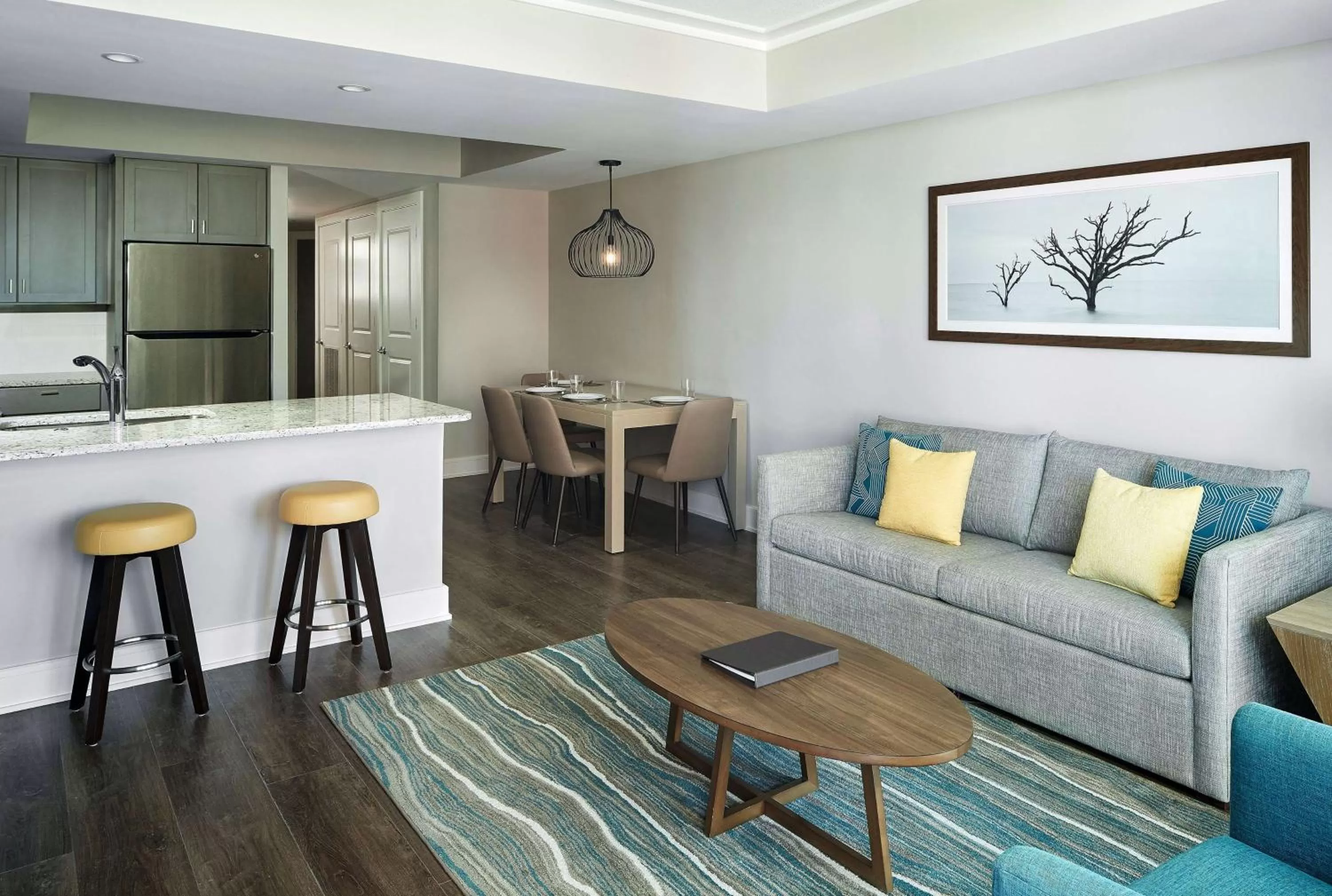 One-Bedroom King Suite with Sofa Bed and Ocean View in Hilton Grand Vacations Club Ocean Enclave Myrtle Beach