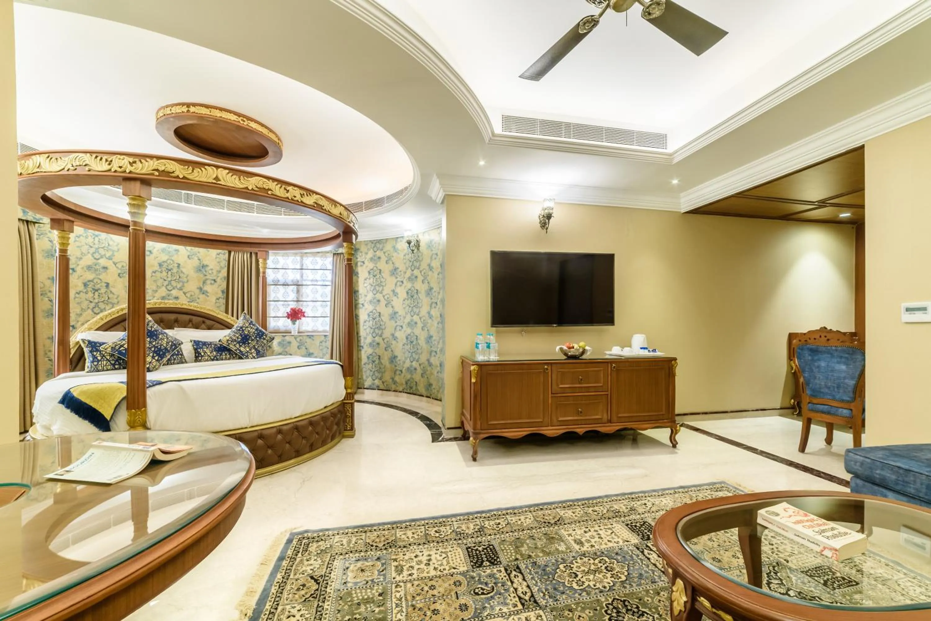 Palace Suit with Round Bed in Fort Rajwada,Jaisalmer