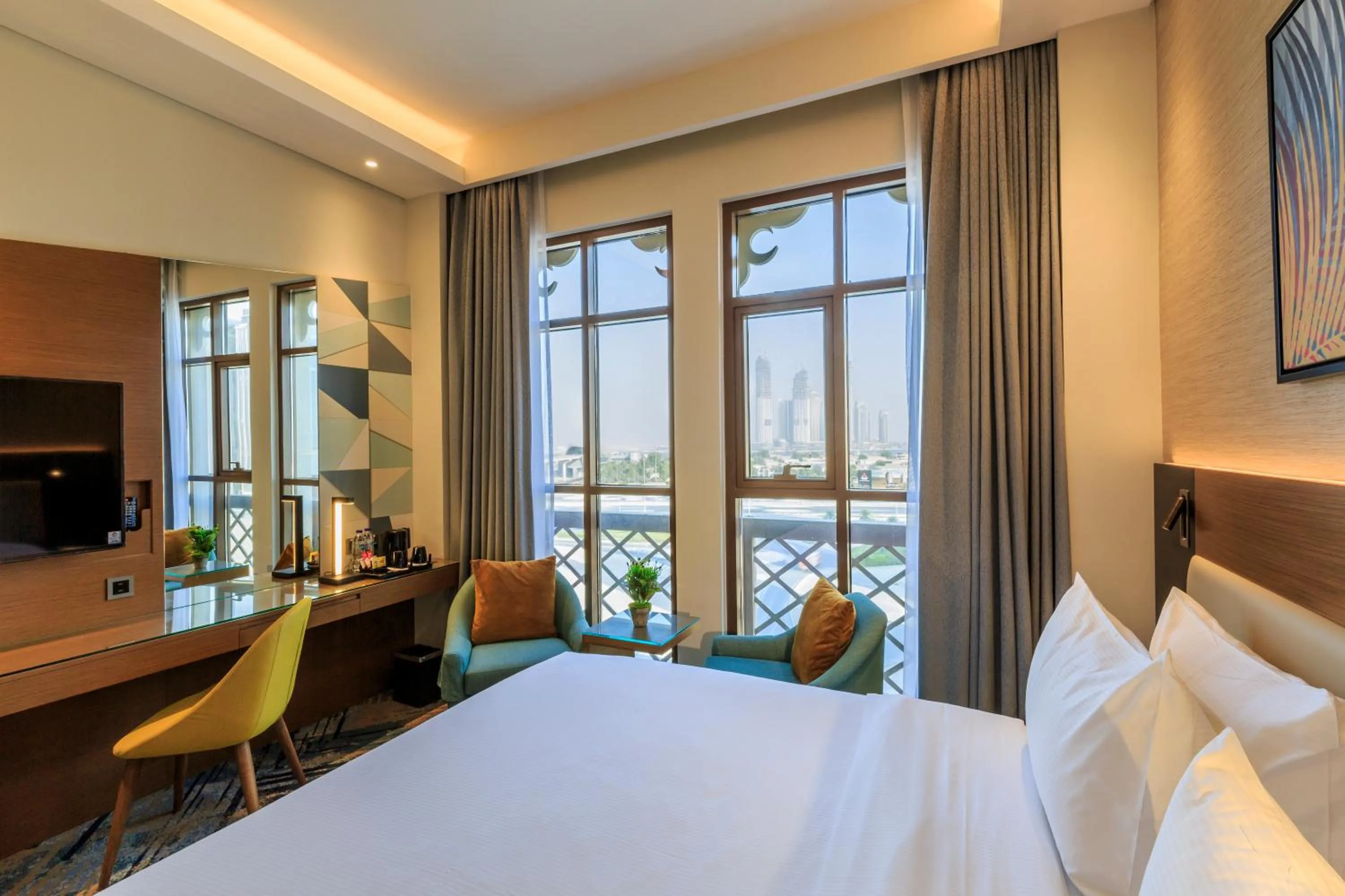 Family Room - 2 Adjacent Rooms with 20% Off Food & Beverage (excluding in-room dining) in S19 Hotel-Al Jaddaf Metro Station