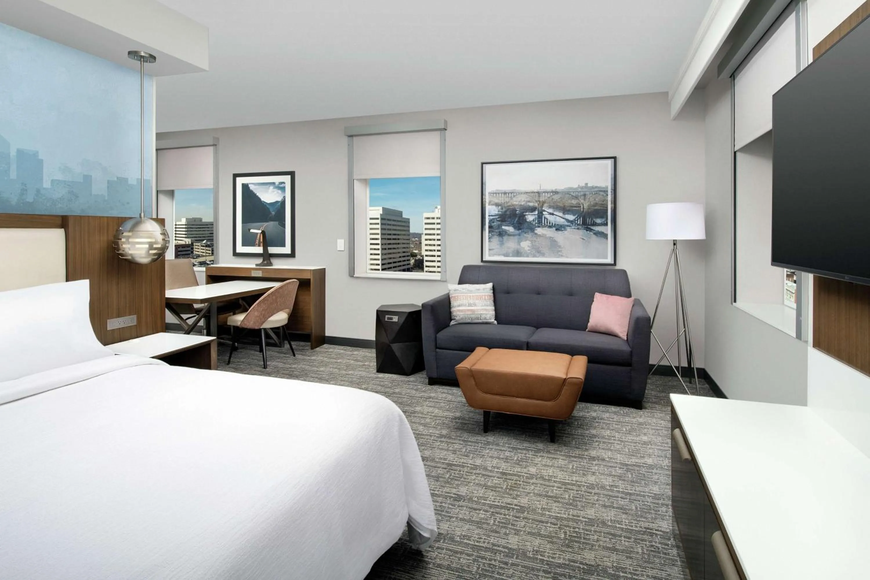 King Studio with Bath Tub - Mobility Access in Embassy Suites By Hilton Knoxville Downtown