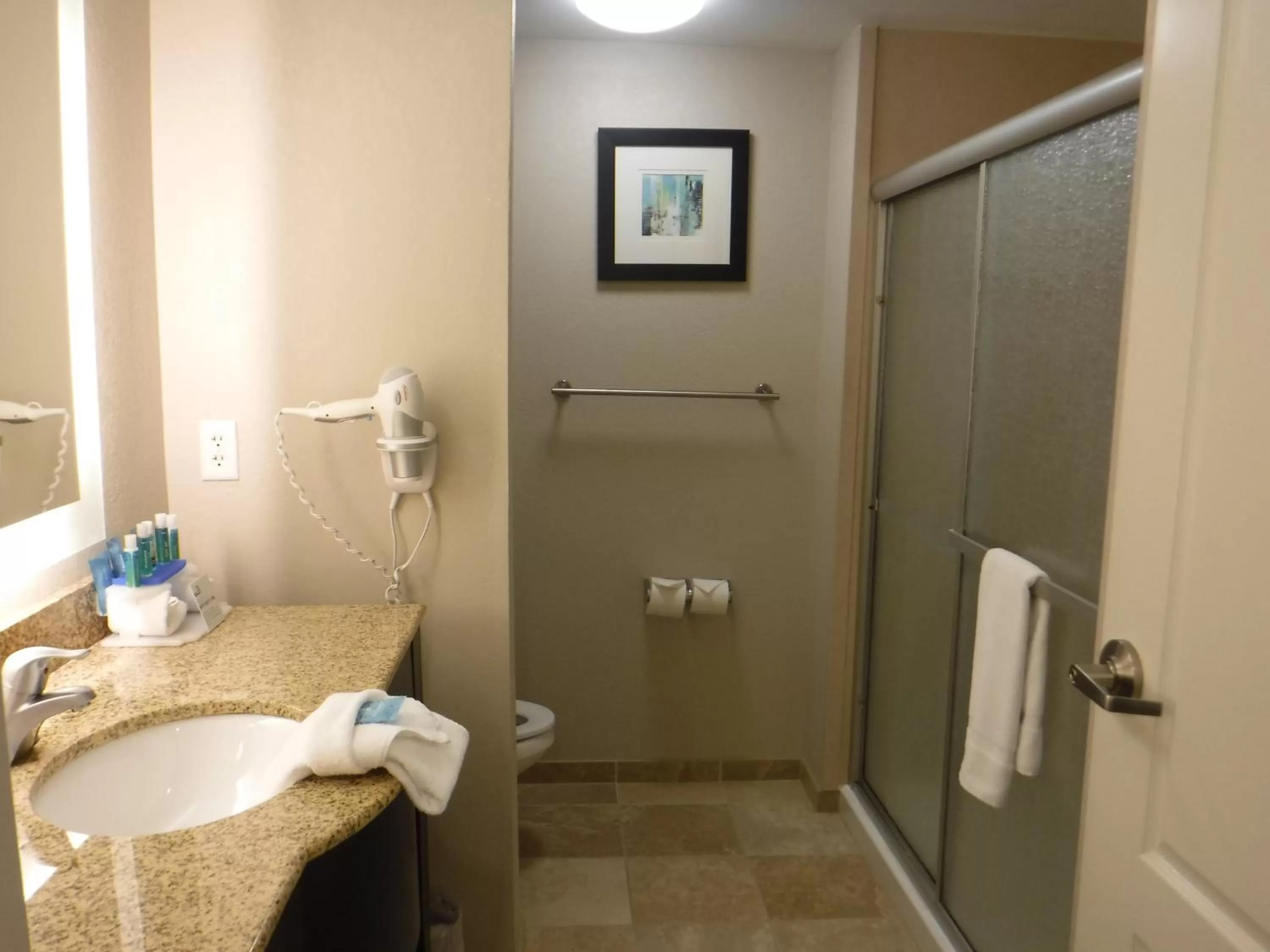 Standard Queen Room with Two Queen Beds and Bath Shower Combo in Holiday Inn Express West Jefferson by IHG
