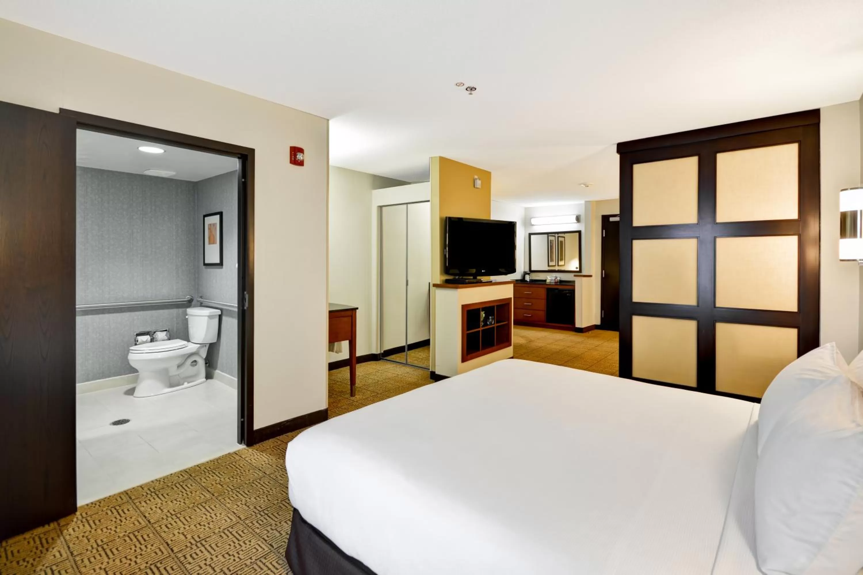 King Room with Sofa Bed and Roll-In Shower - Disability Access in Hyatt Place Chicago/Naperville/Warrenville