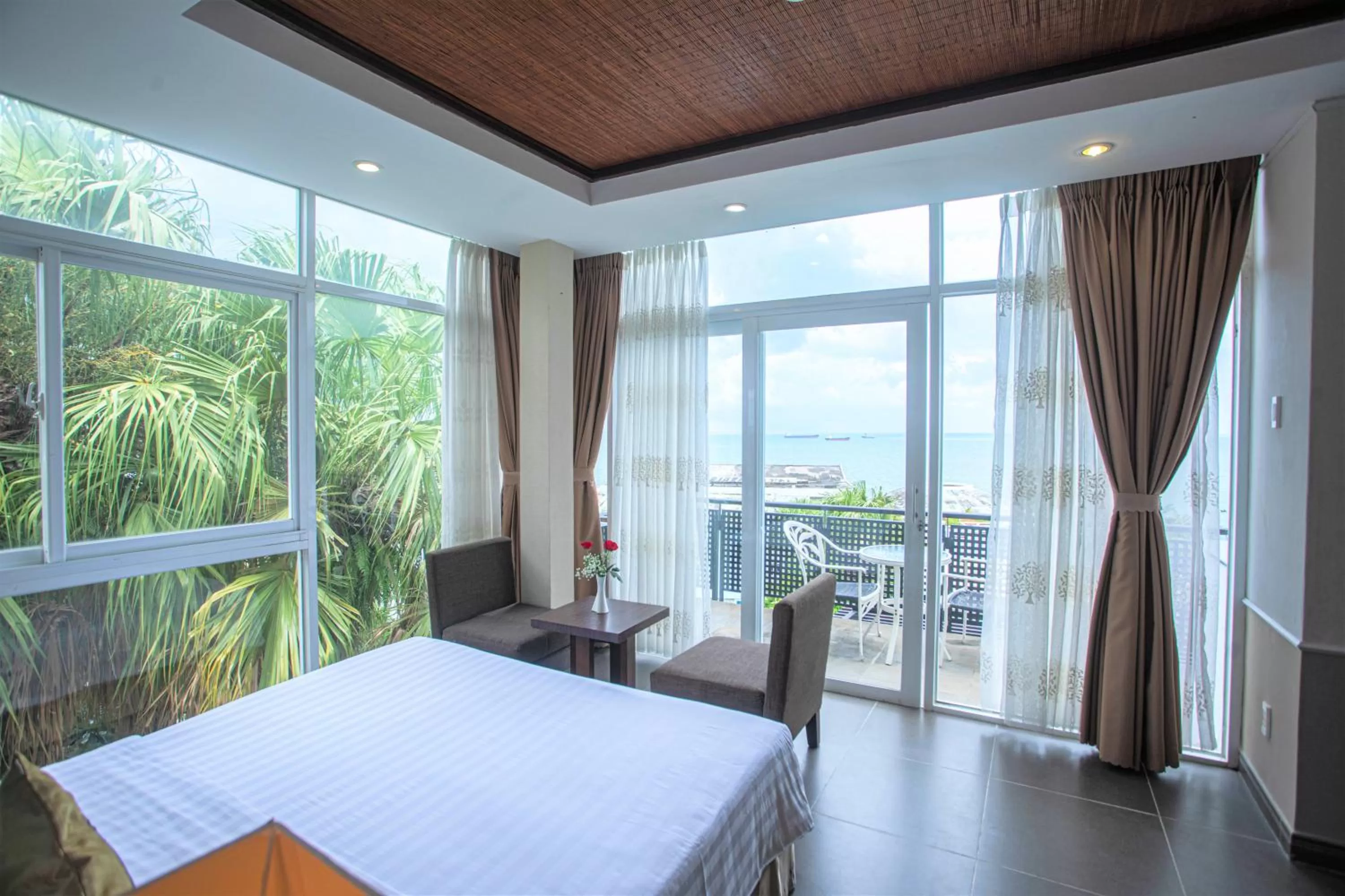 Premium Deluxe Double with Sea View in Seaside Resort Vung Tau