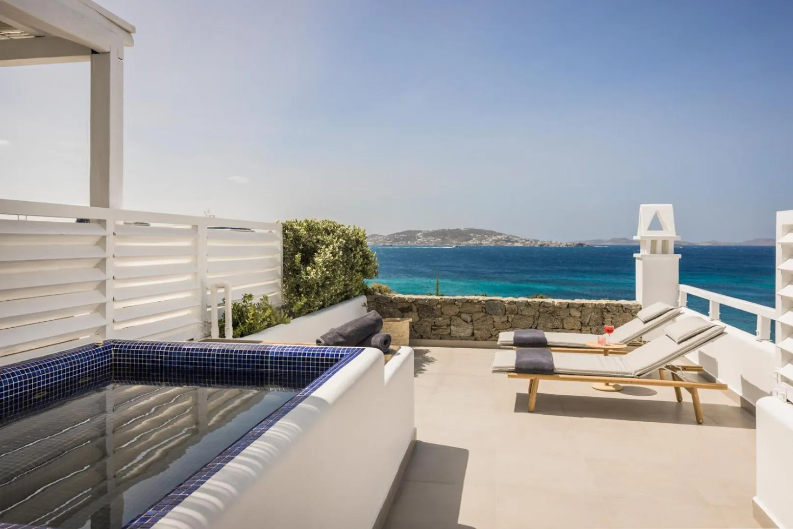 Junior Suite with Plunge Pool in Grace Mykonos