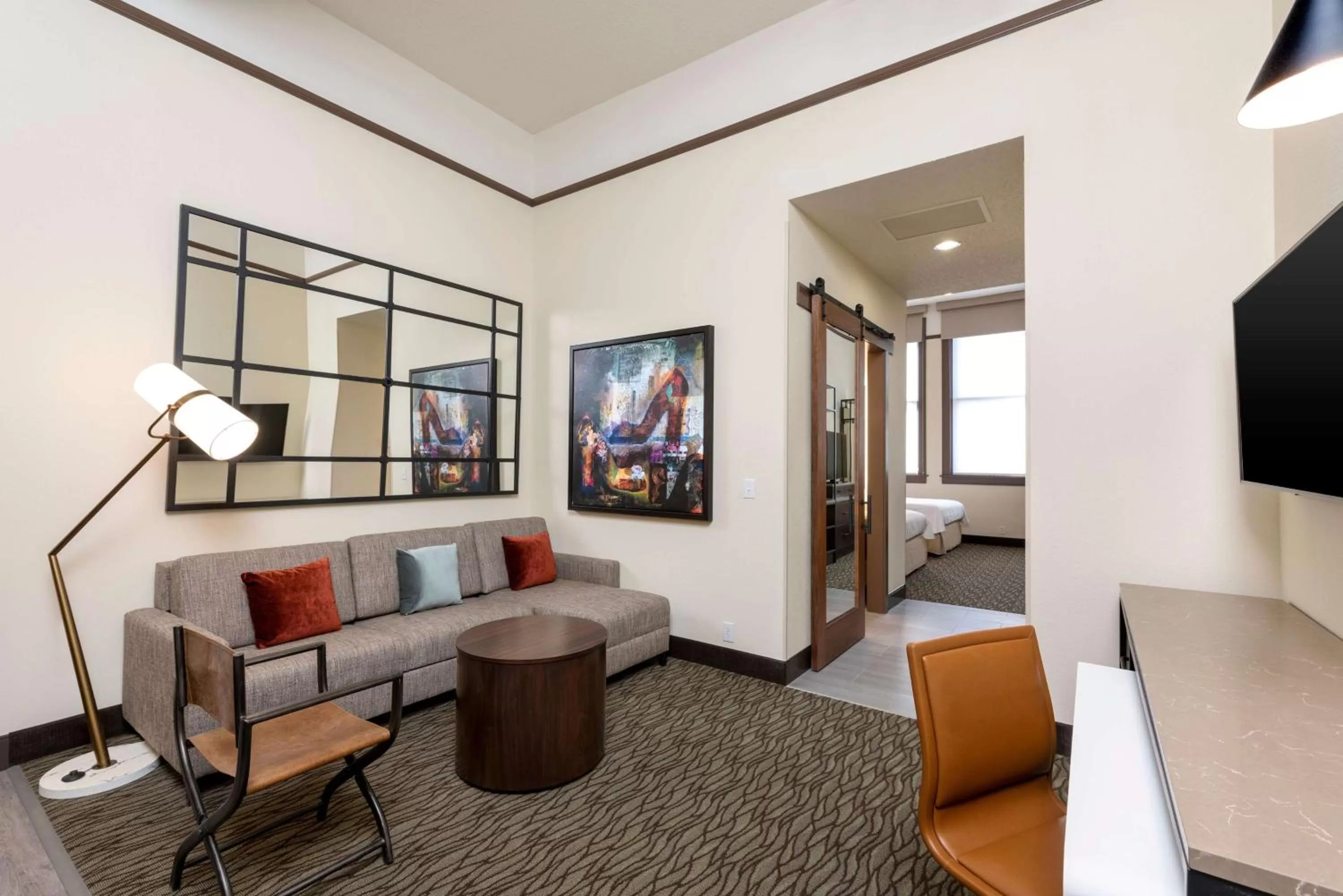 One-Bedroom Queen Suite with Two Queen Beds - Non-Smoking in Homewood Suites by Hilton Indianapolis Downtown