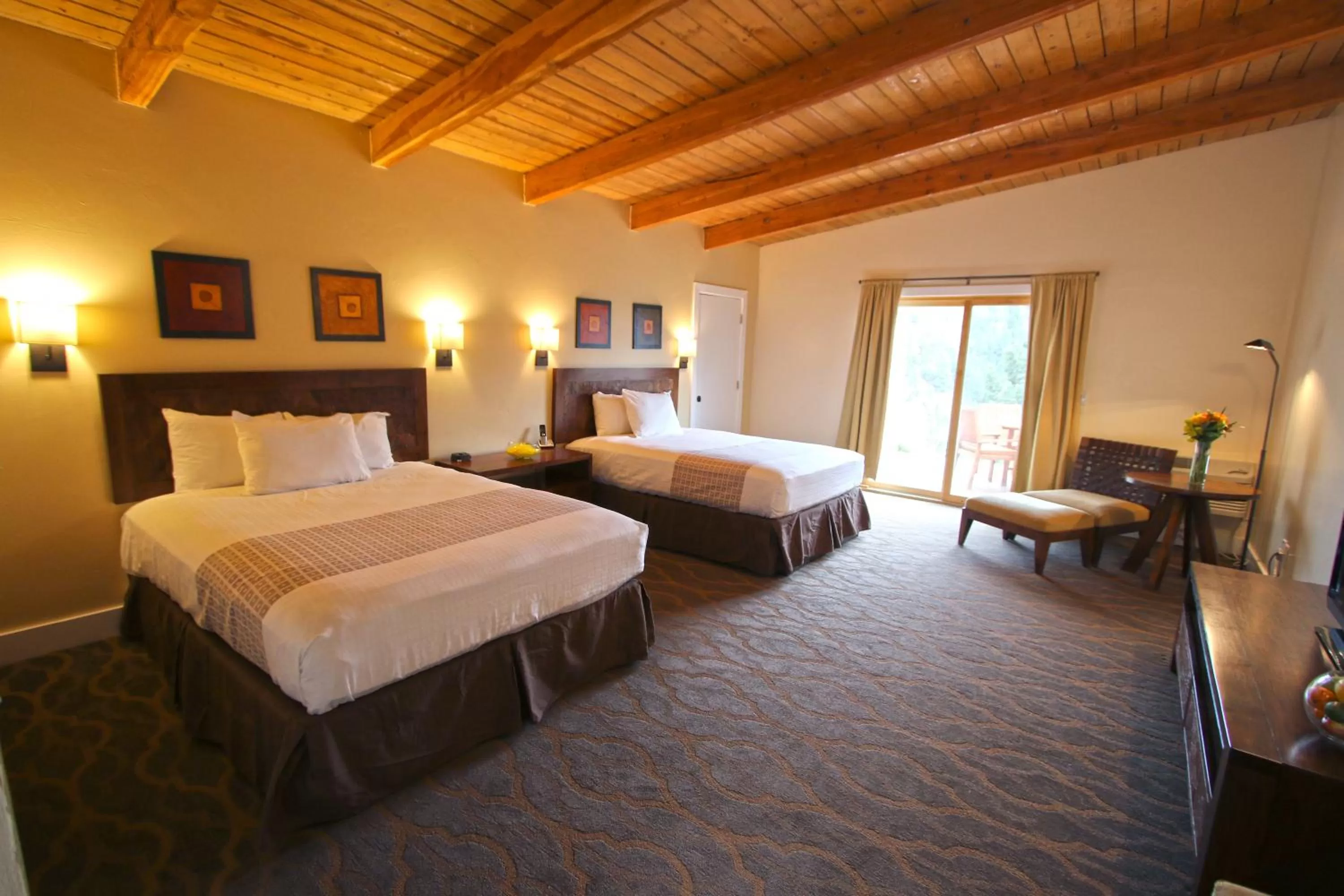 Superior Queen Room with Two Queen Beds in Mount Princeton Hot Springs Resort