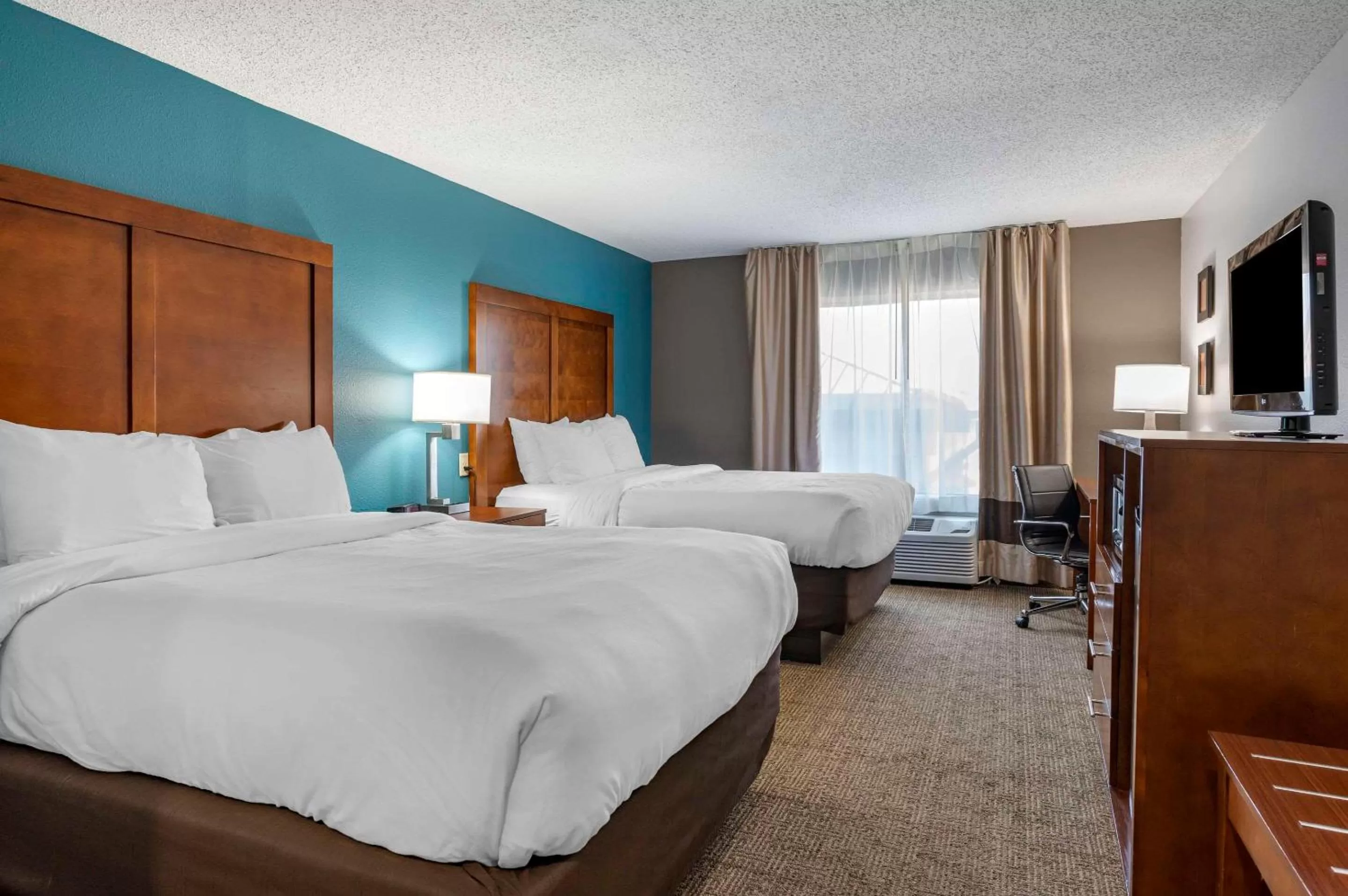 Queen Room with Two Queen Beds - Accessible/Non-Smoking  in Comfort Inn Plainfield - Indianapolis Airport