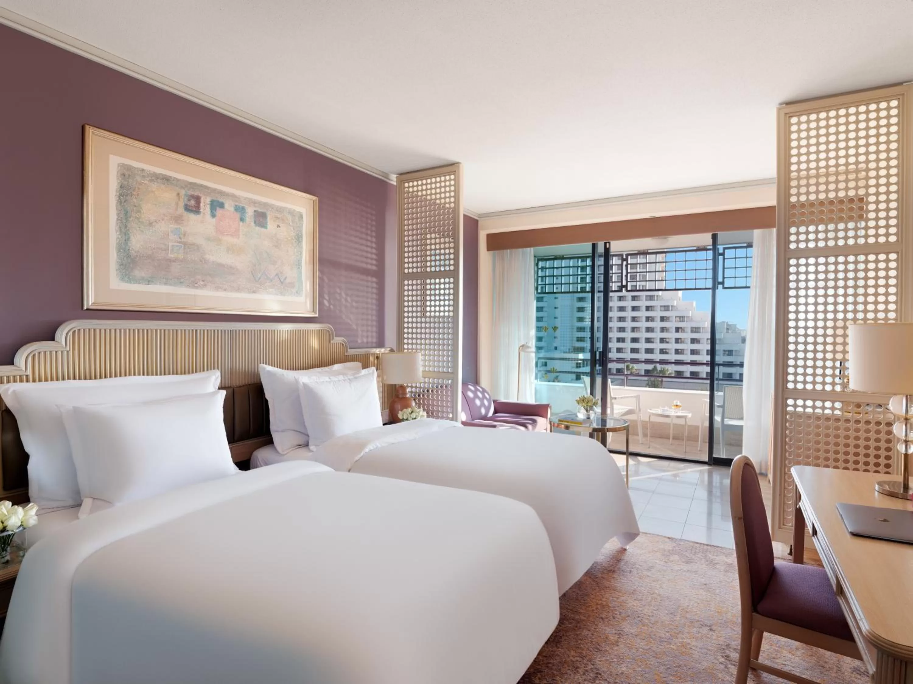 Deluxe Twin Bed Room with Sea View in Rixos Downtown Antalya - The Land Of Legends Access