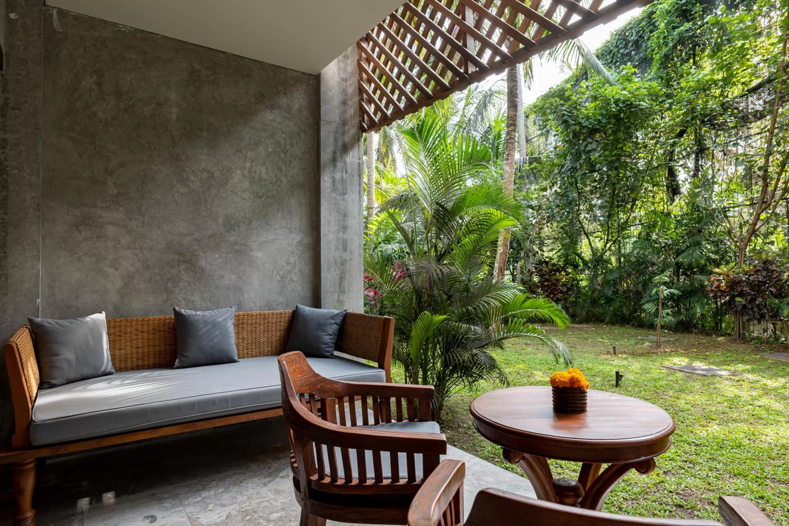 Balcony/Terrace in Adiwana Bisma