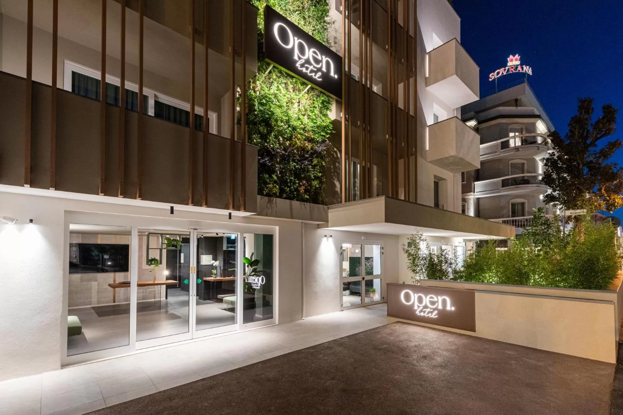Property building in Open Hotel
