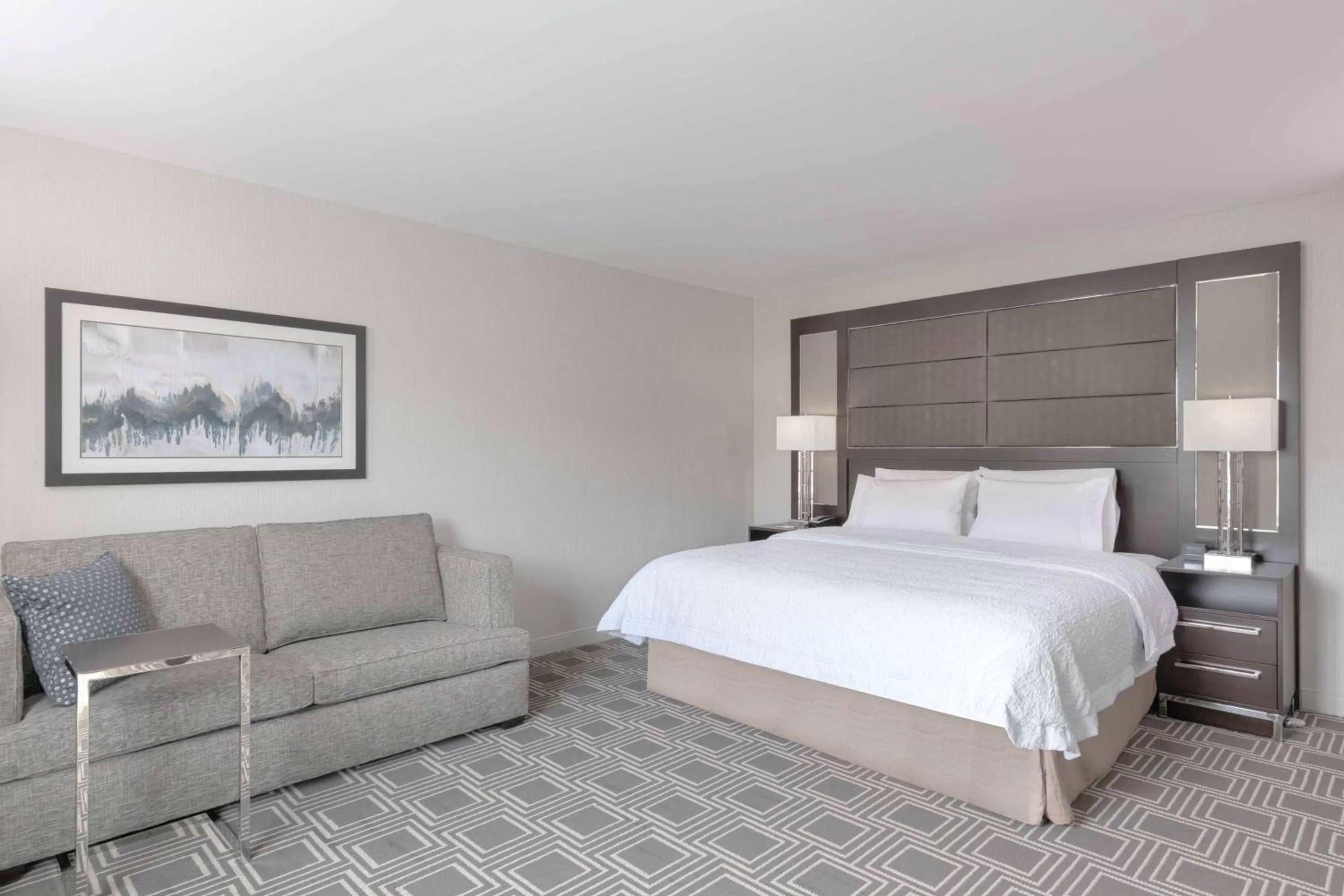 King Room with Bath Tub - Mobility and Hearing Accessible/Non-Smoking in Hampton Inn & Suites-Worcester, MA