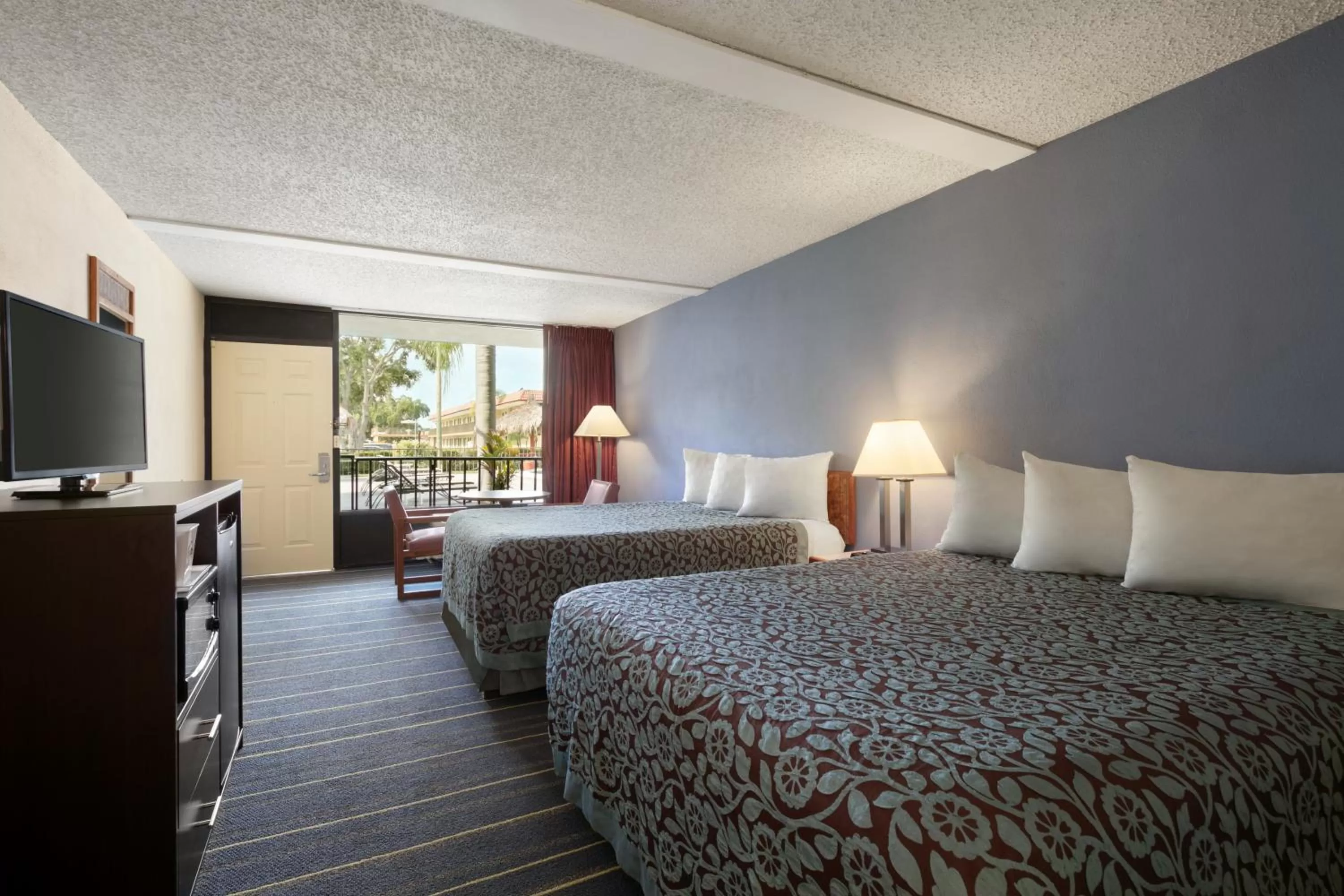 Pool Side Queen Room with Two Queen Beds - Non-Smoking in Days Inn by Wyndham Clearwater/Central