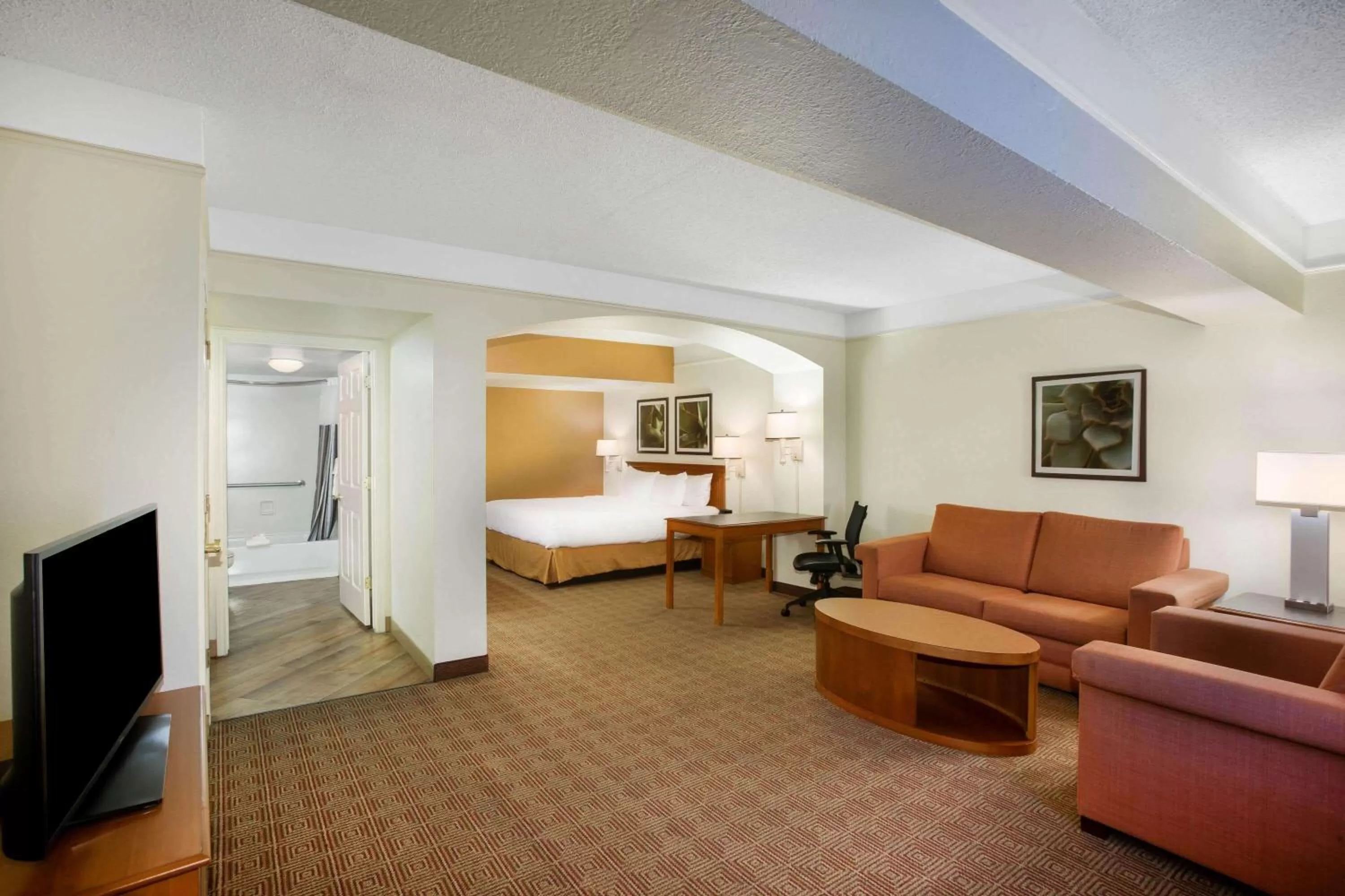 Deluxe King Room with Sofa Bed in La Quinta Inn by Wyndham Austin Capitol / Downtown