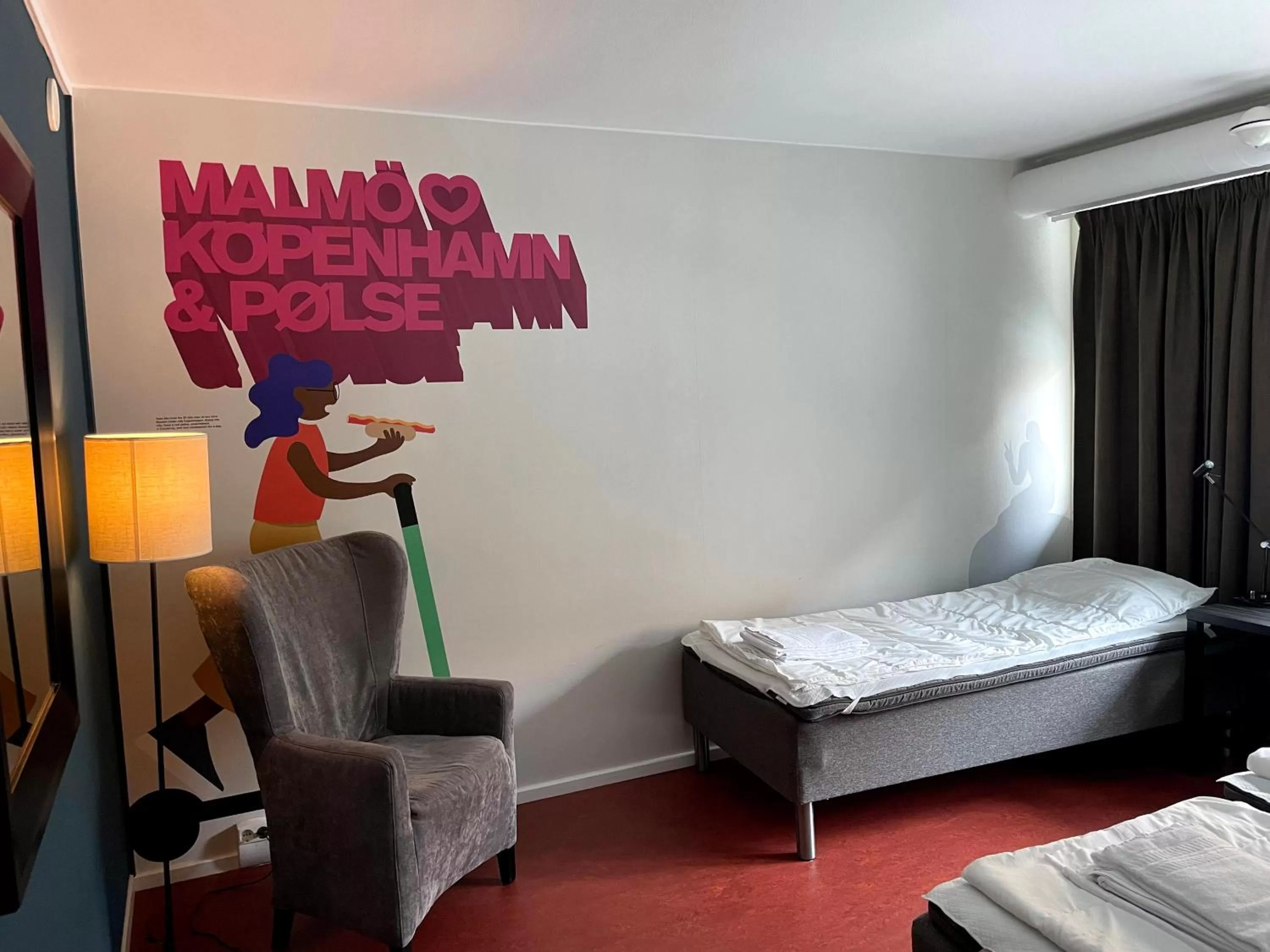 Triple Room with Shared Bathroom in HOTEL N Hostel Malmö City