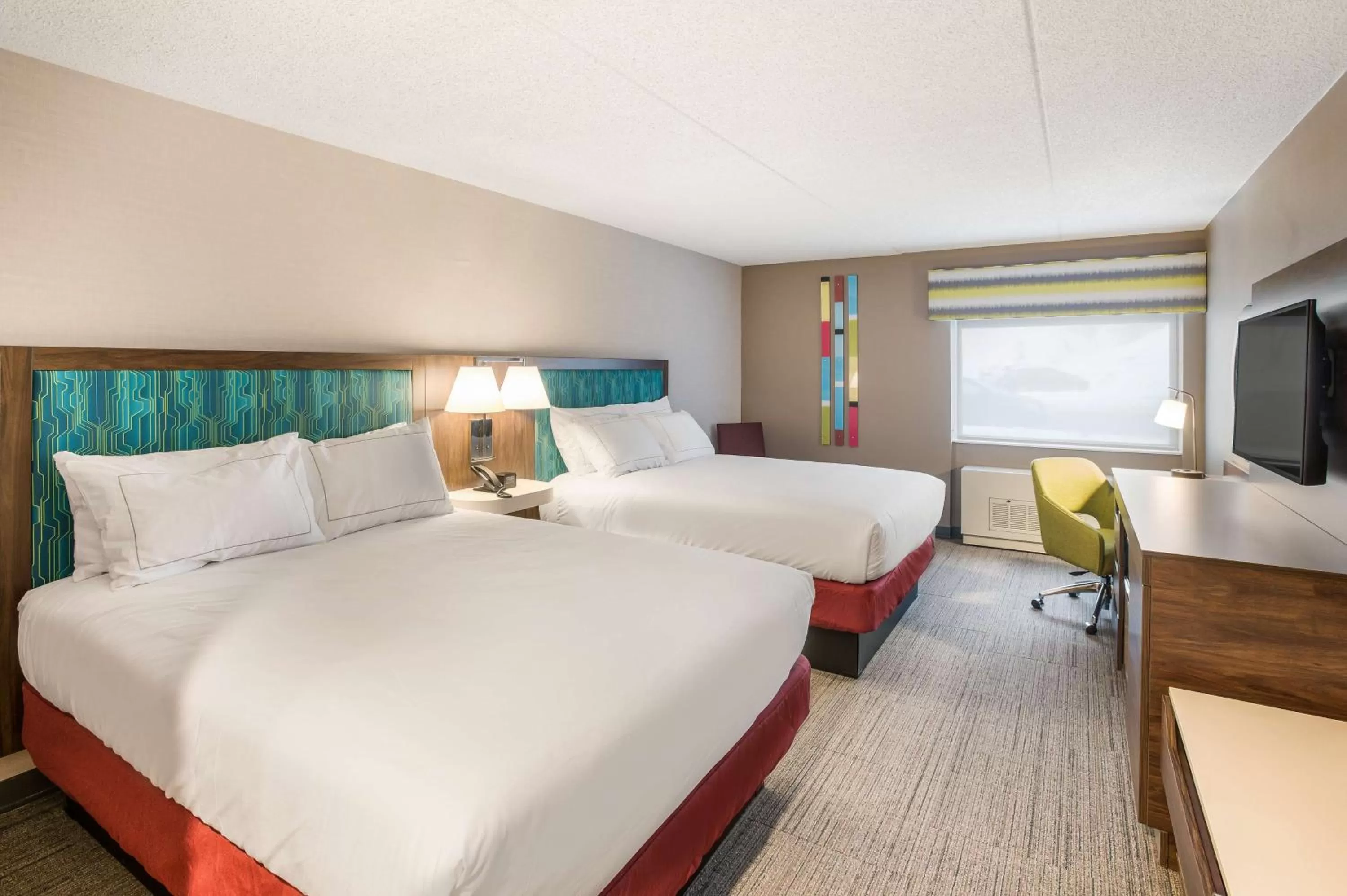 Queen Room with Two Queen Beds - Water View in Hampton Inn & Suites Houghton