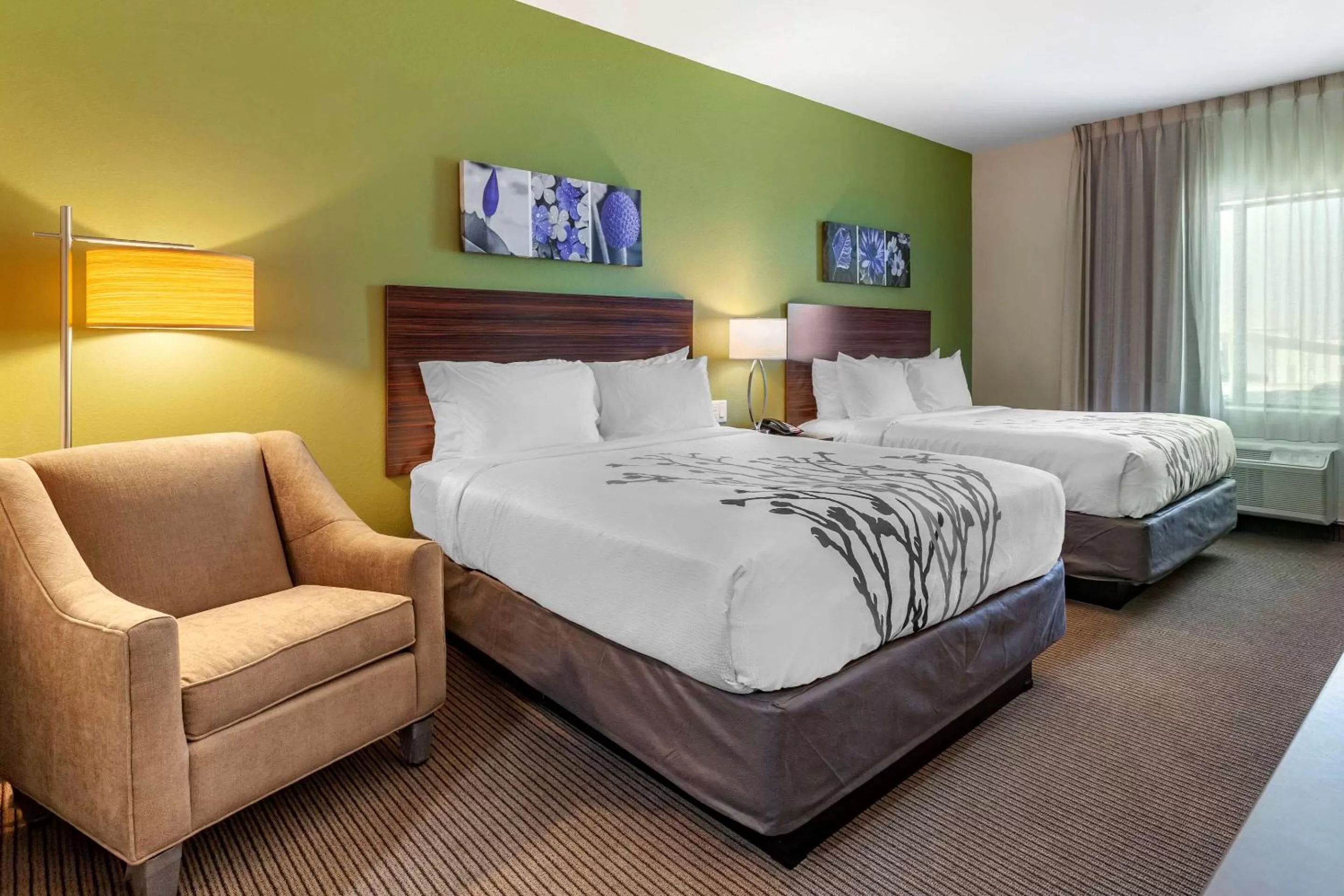 Queen Suite with Two Queen Beds - Non-Smoking in Sleep Inn & Suites Waller