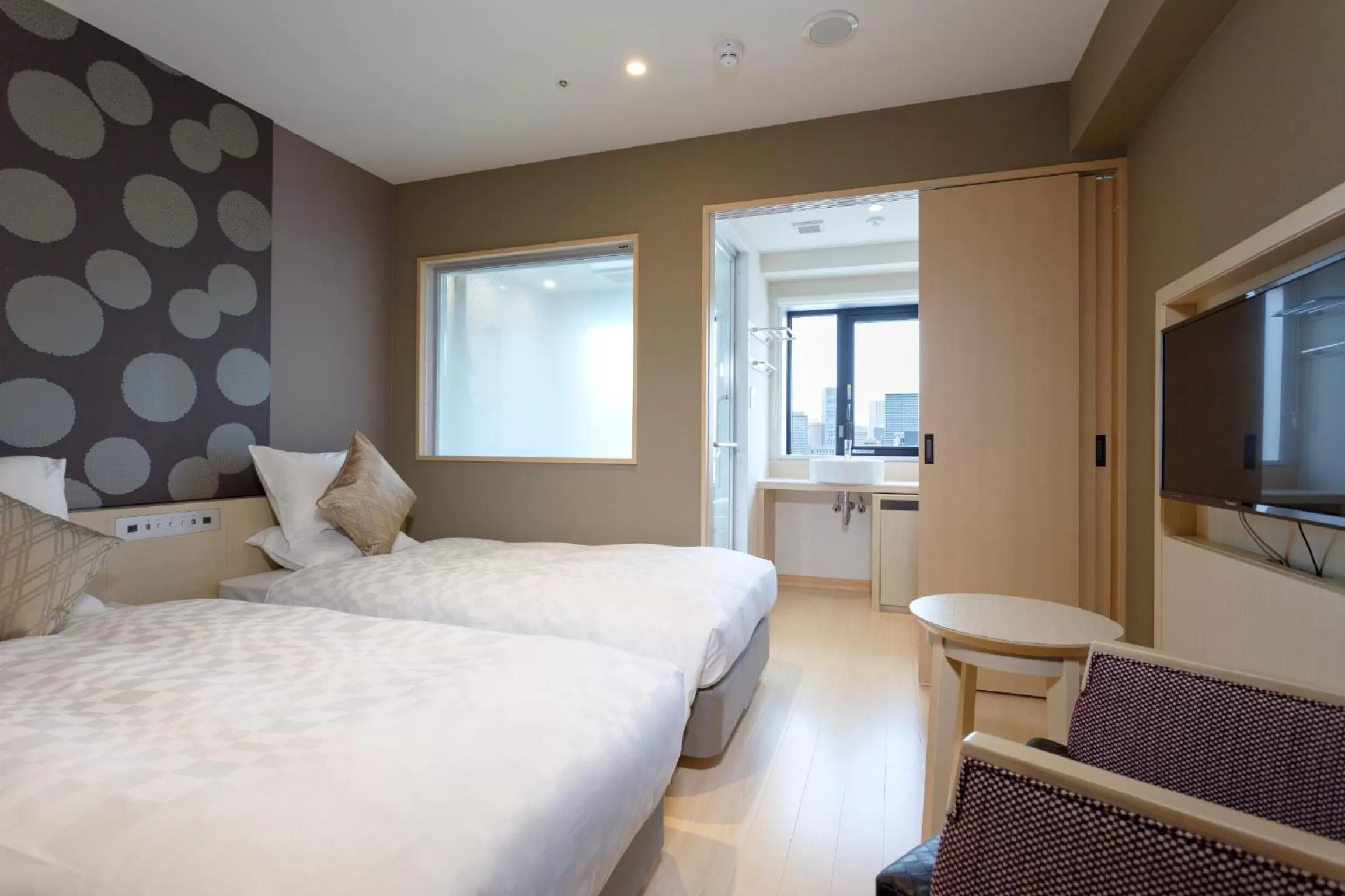 Superior Twin Room with City View - single occupancy - Non-Smoking in Osaka View Hotel Honmachi