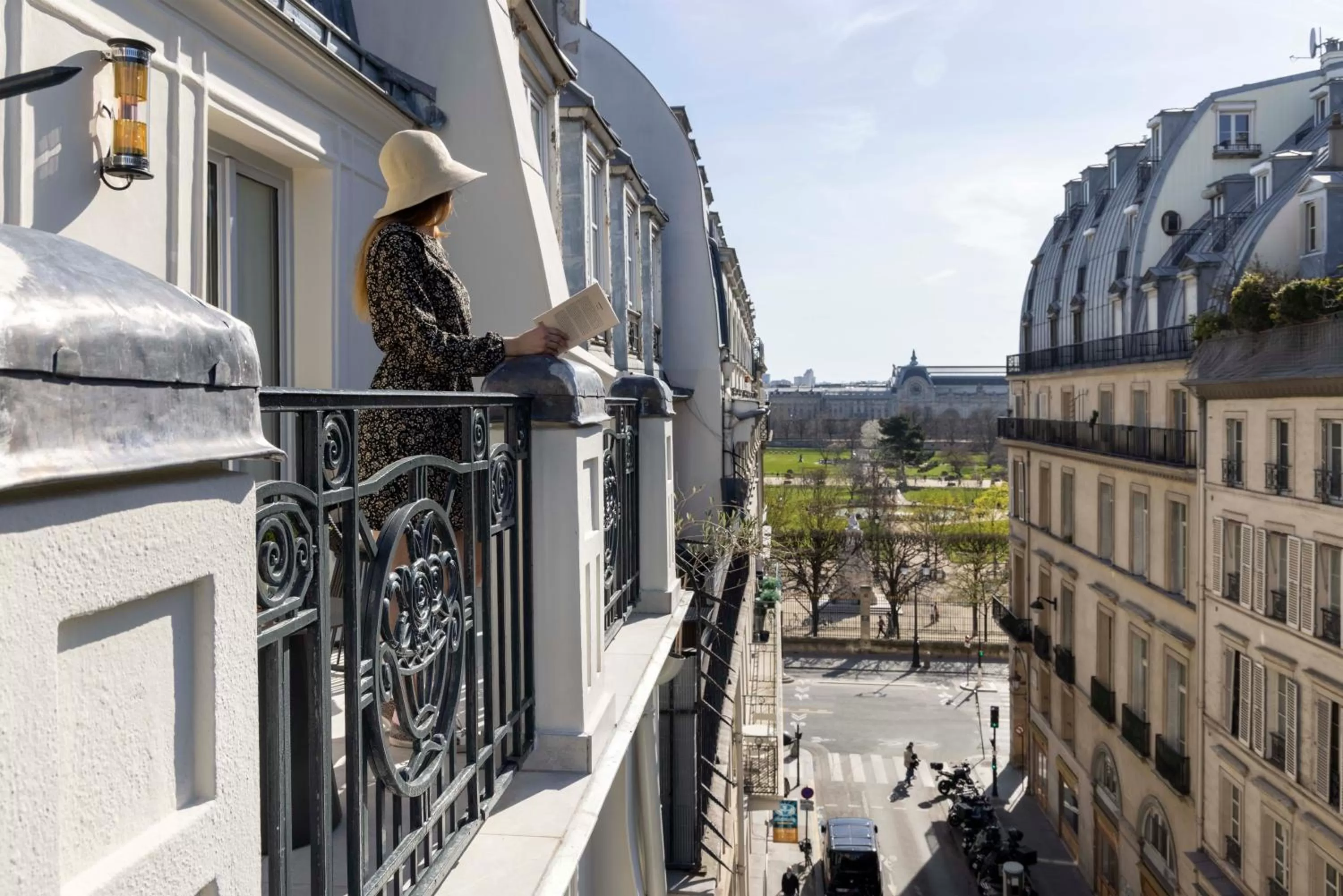 Parisian Balcony in Hotel Louvre Montana