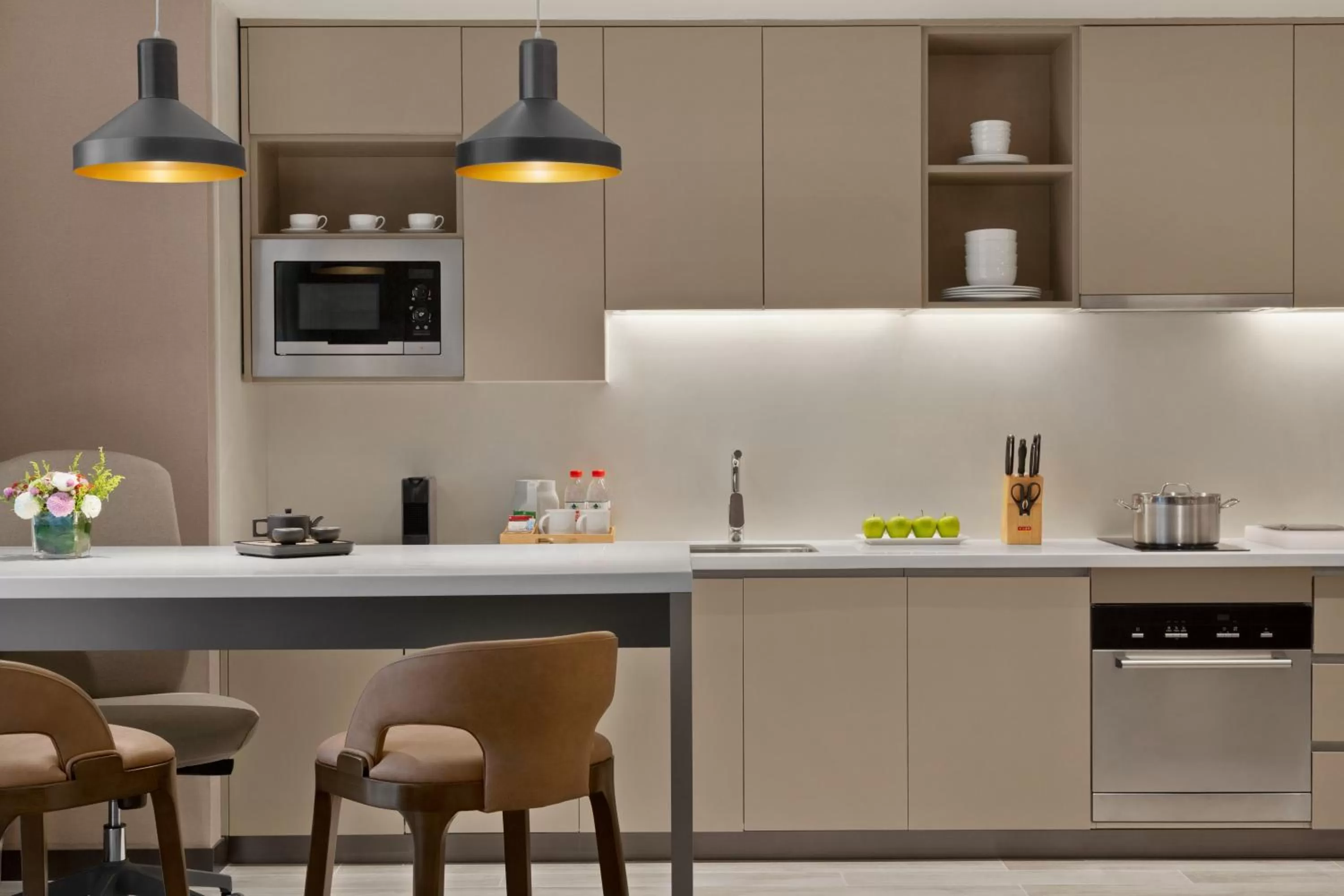 Two-Bedroom Suite with Kitchen in Hyatt House Chengdu Pebble Walk