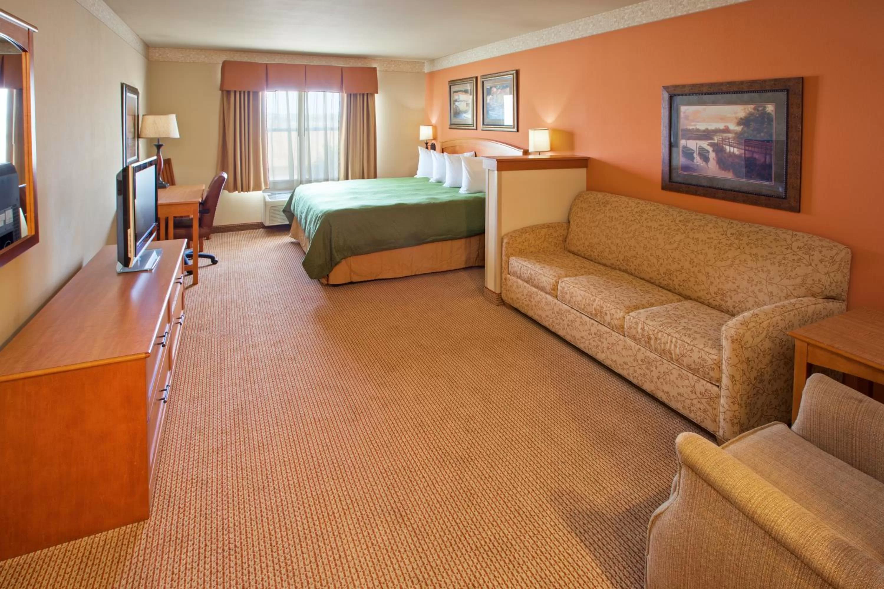 King Studio with Sofa Bed in Country Inn & Suites by Radisson, Portage, IN