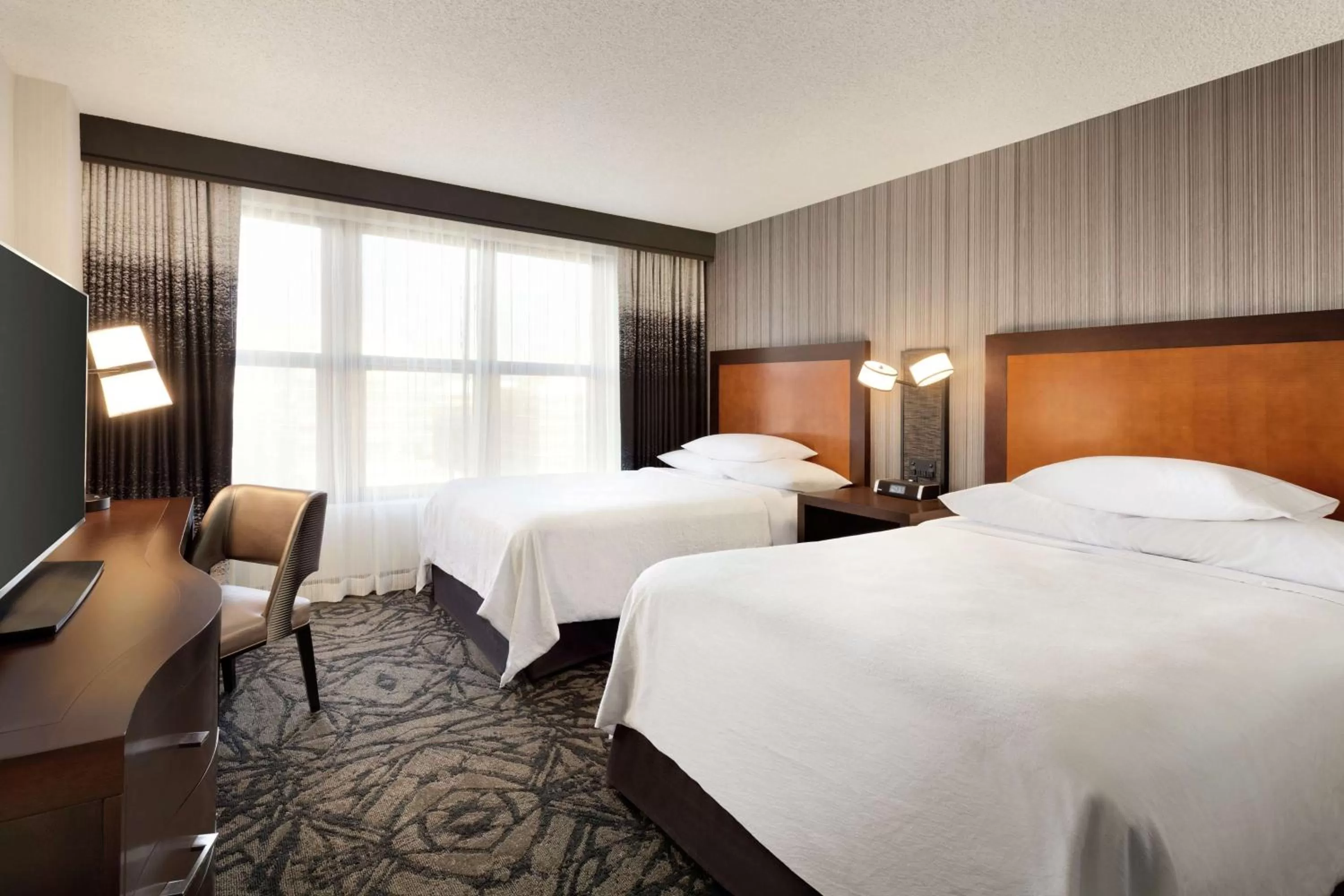 Premium Suite with Two Double Beds in Embassy Suites by Hilton Santa Clara Silicon Valley