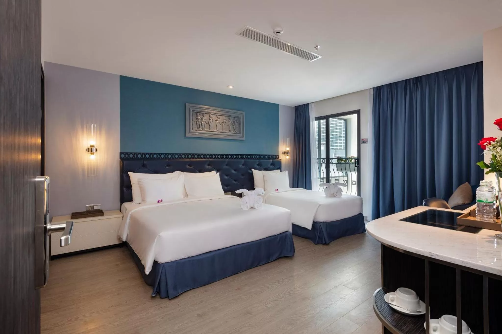 Triple Room with Balcony in Erica Nha Trang Hotel