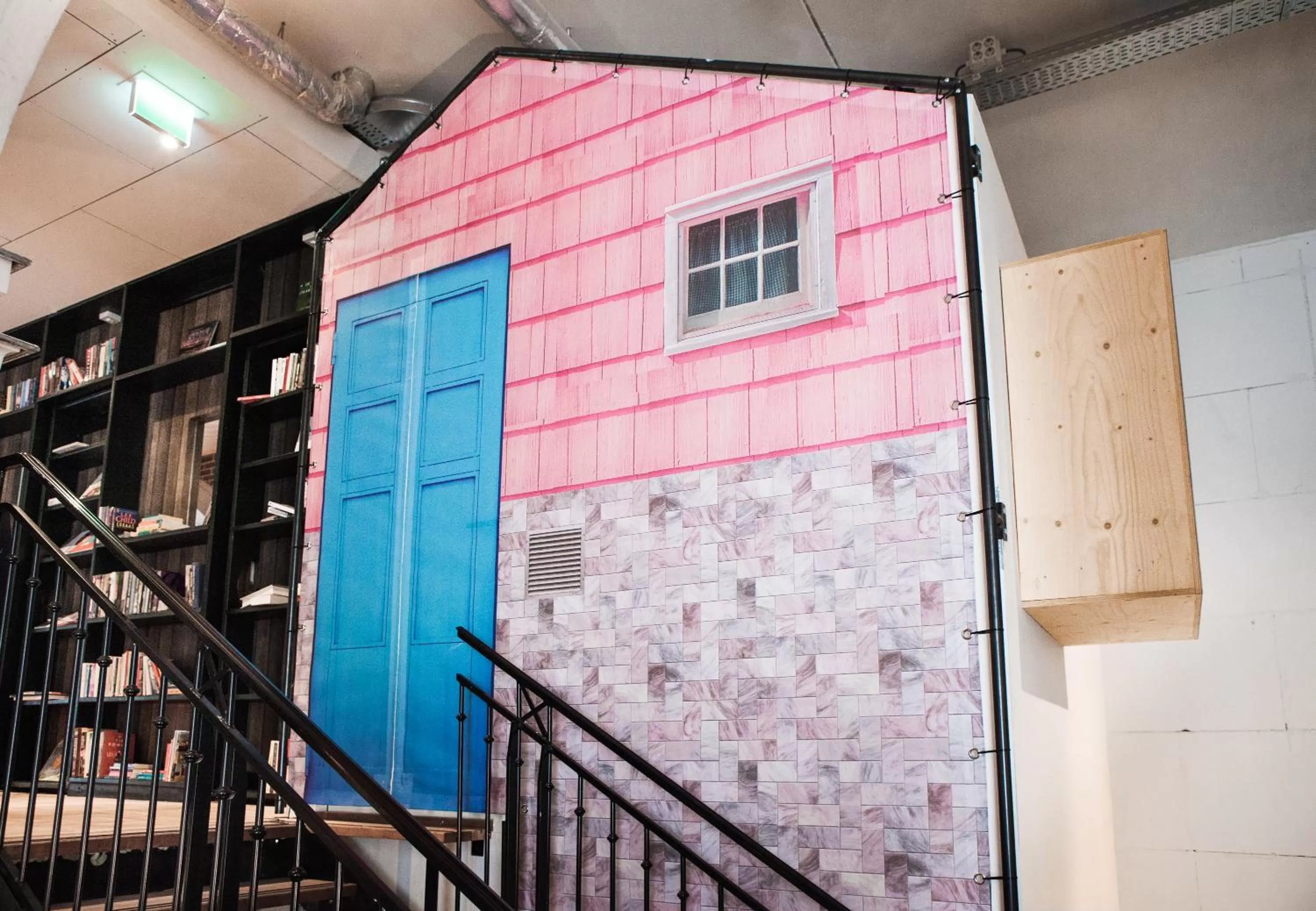 Printed House (shared bathroom) in Hotel Not Hotel Amsterdam