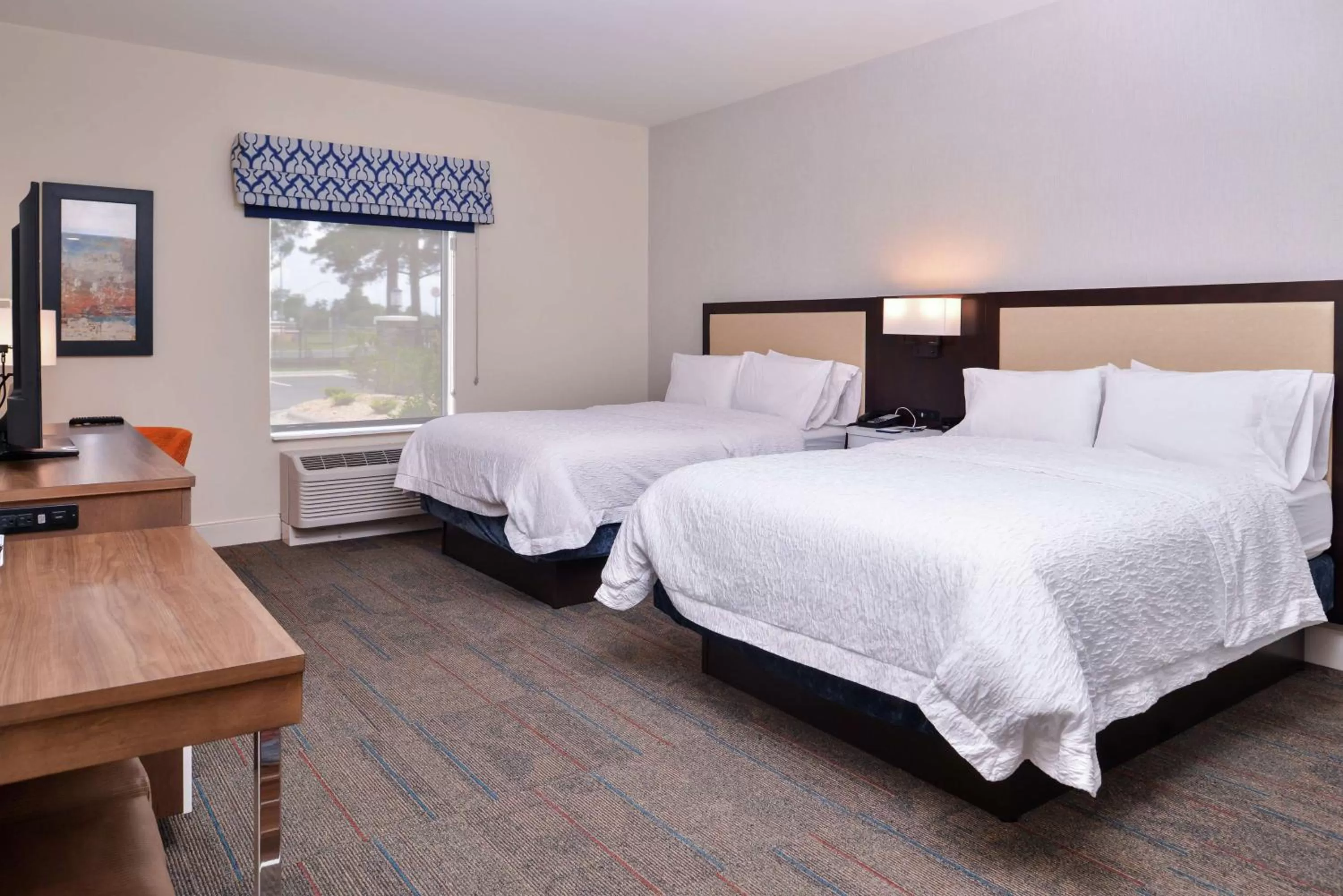 Queen Room with Two Queen Beds - Mobility/Hearing Accessible - Non-Smoking in Hampton Inn Benson