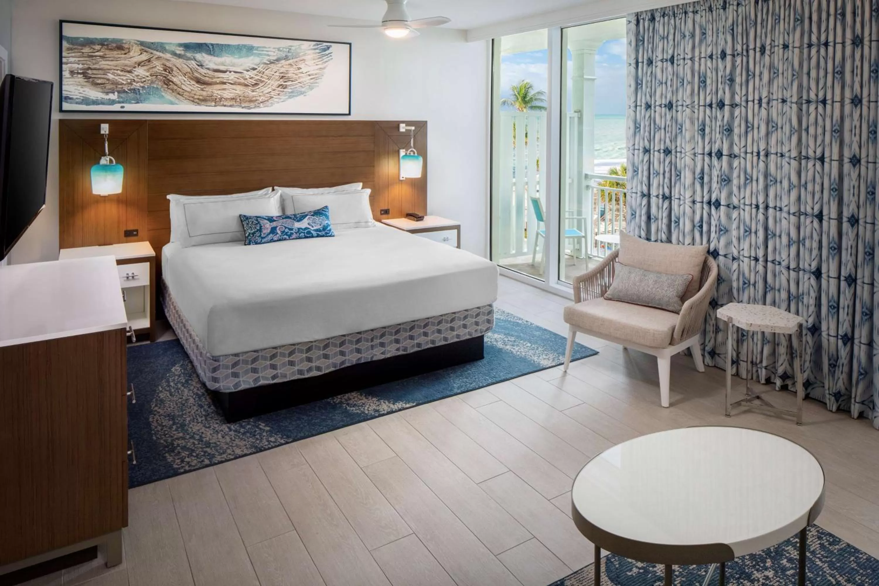 King Studio Suite with Ocean View in The Reach Key West, Curio Collection by Hilton