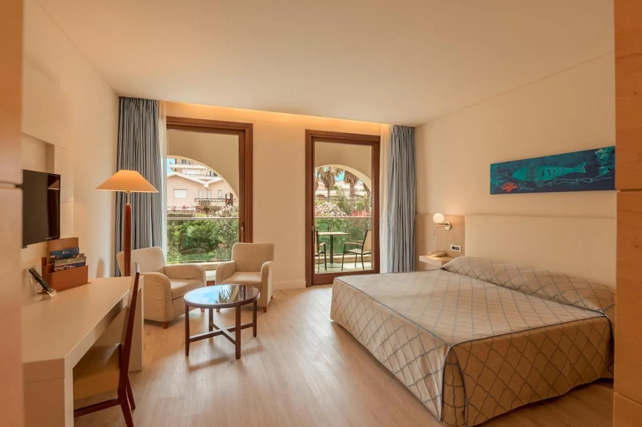 Superior Double Room with Balcony and Garden View in Smy Carlos V Wellness & Spa Alghero