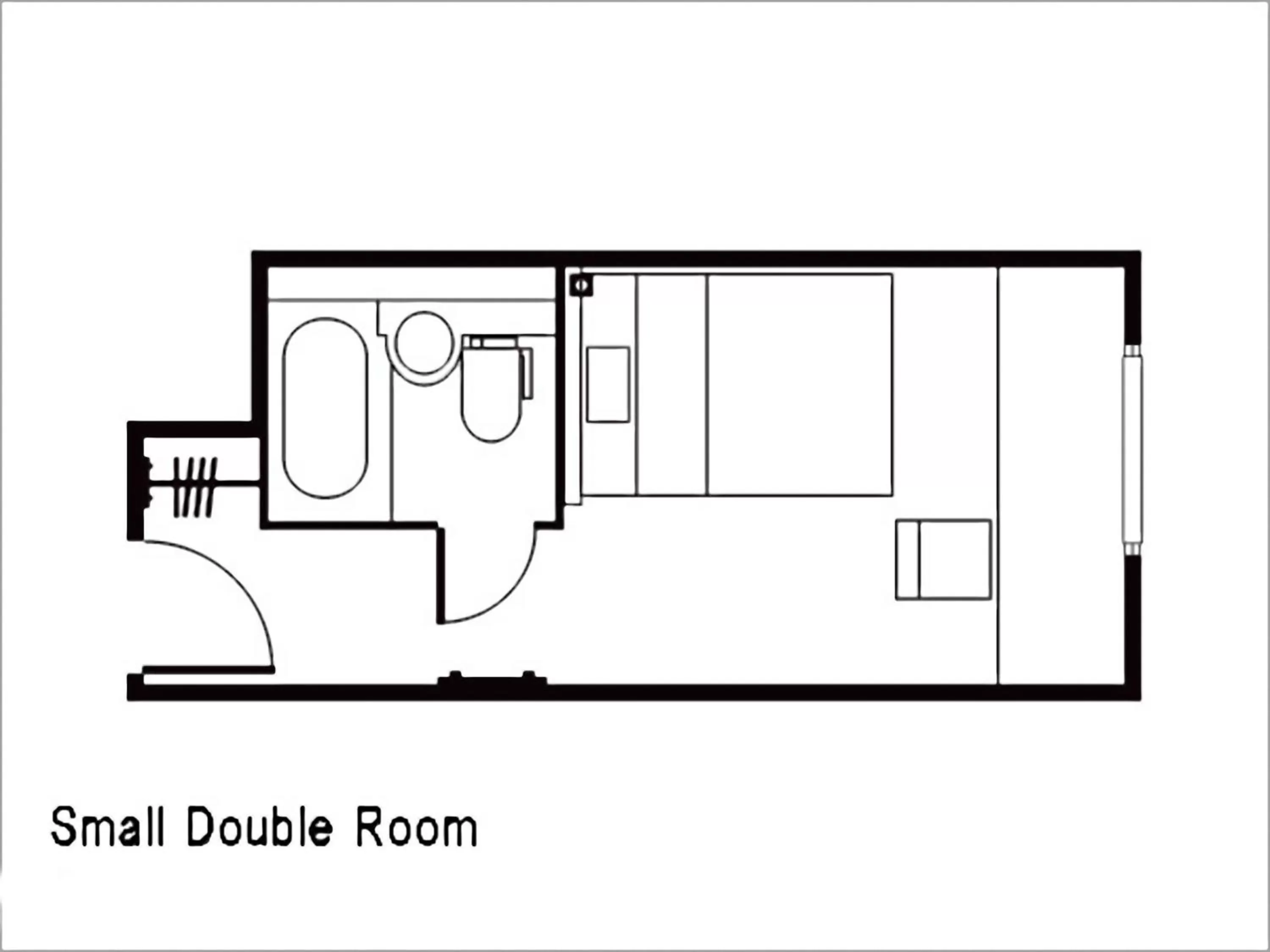 Standard Double Room - Smoking in Daiwa Roynet Hotel Hiroshima