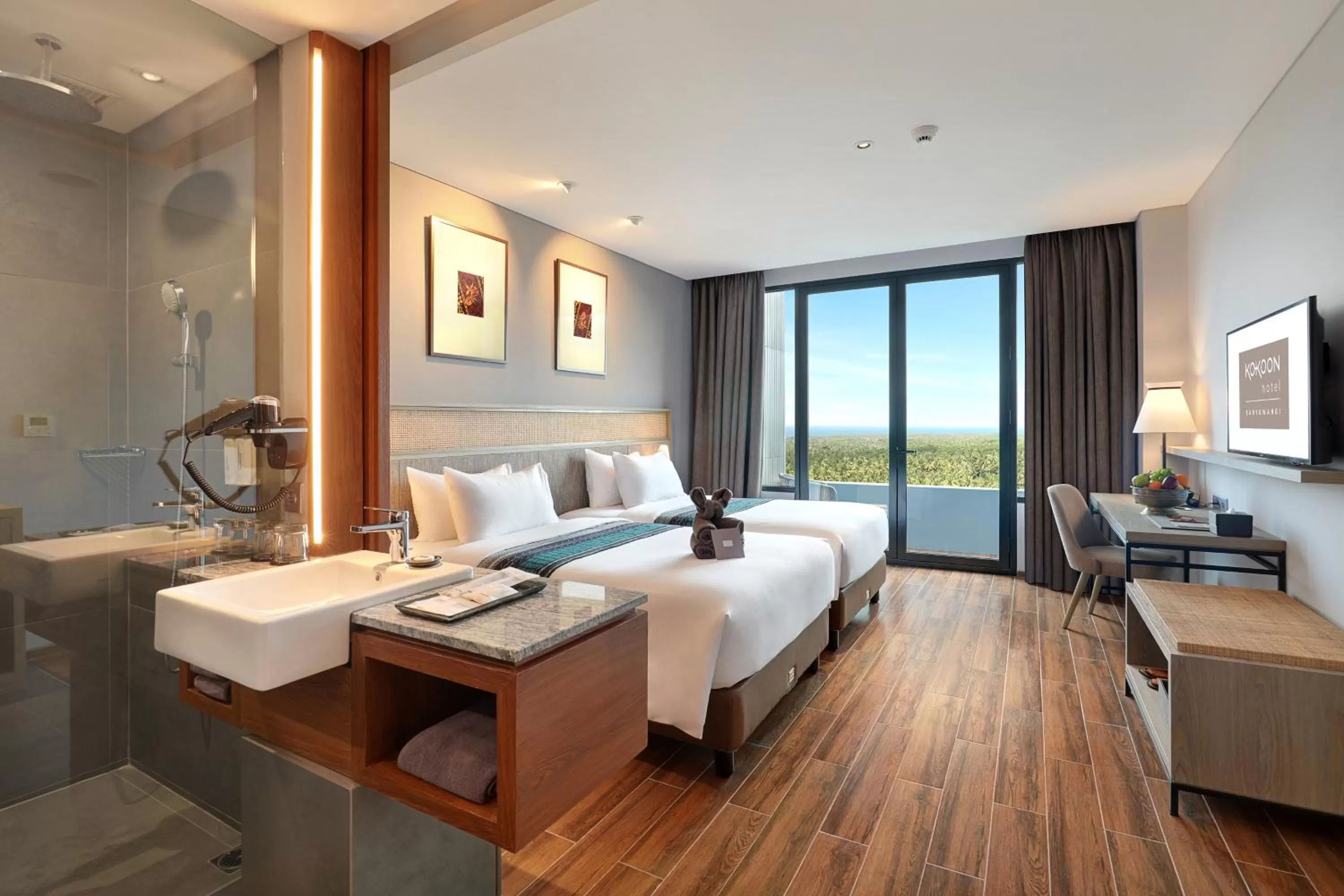 Deluxe Double or Twin Room with Balcony in Kokoon Hotel Banyuwangi