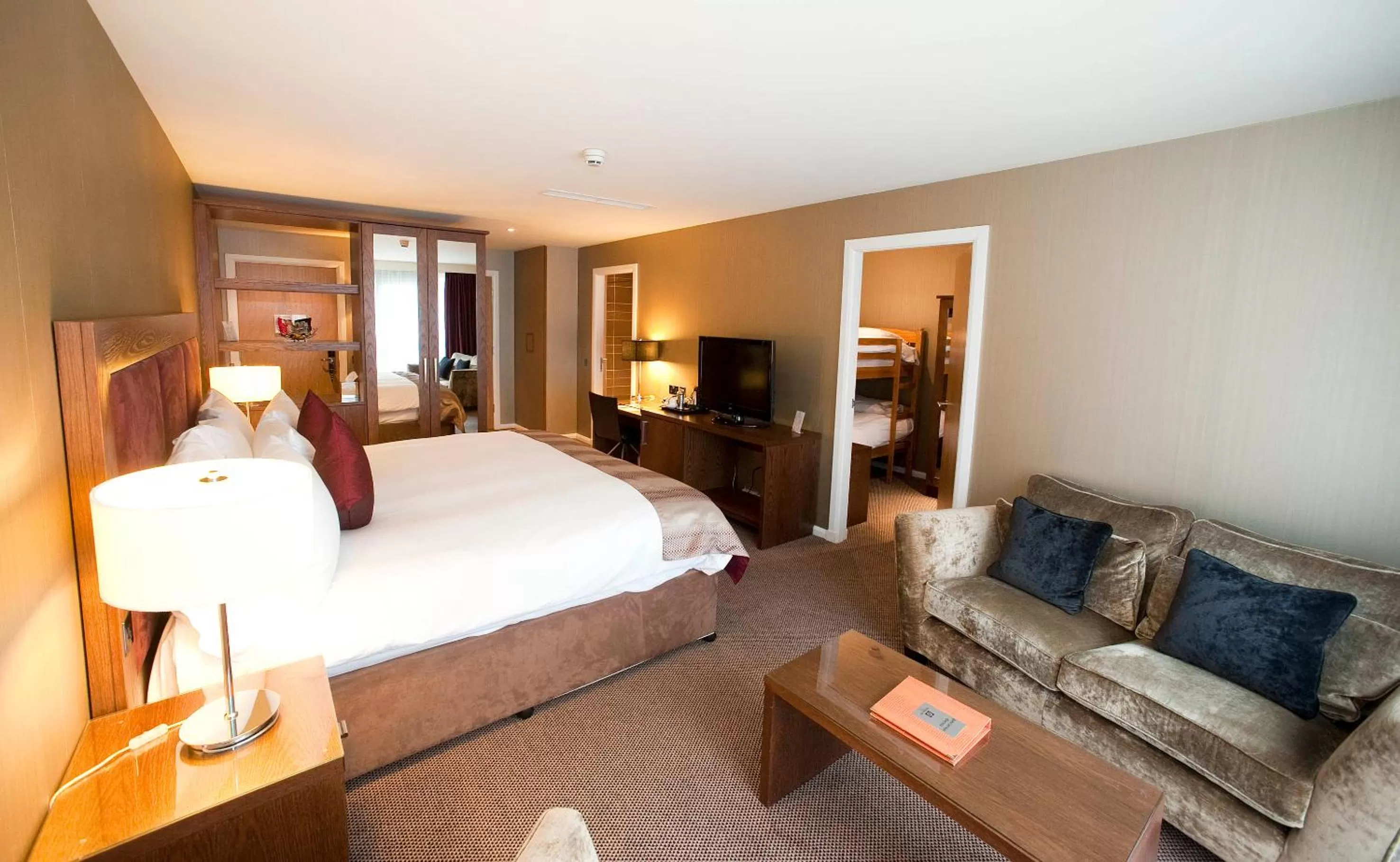 Executive Family Room with Patio and Bunk Beds in Kingsmills Hotel