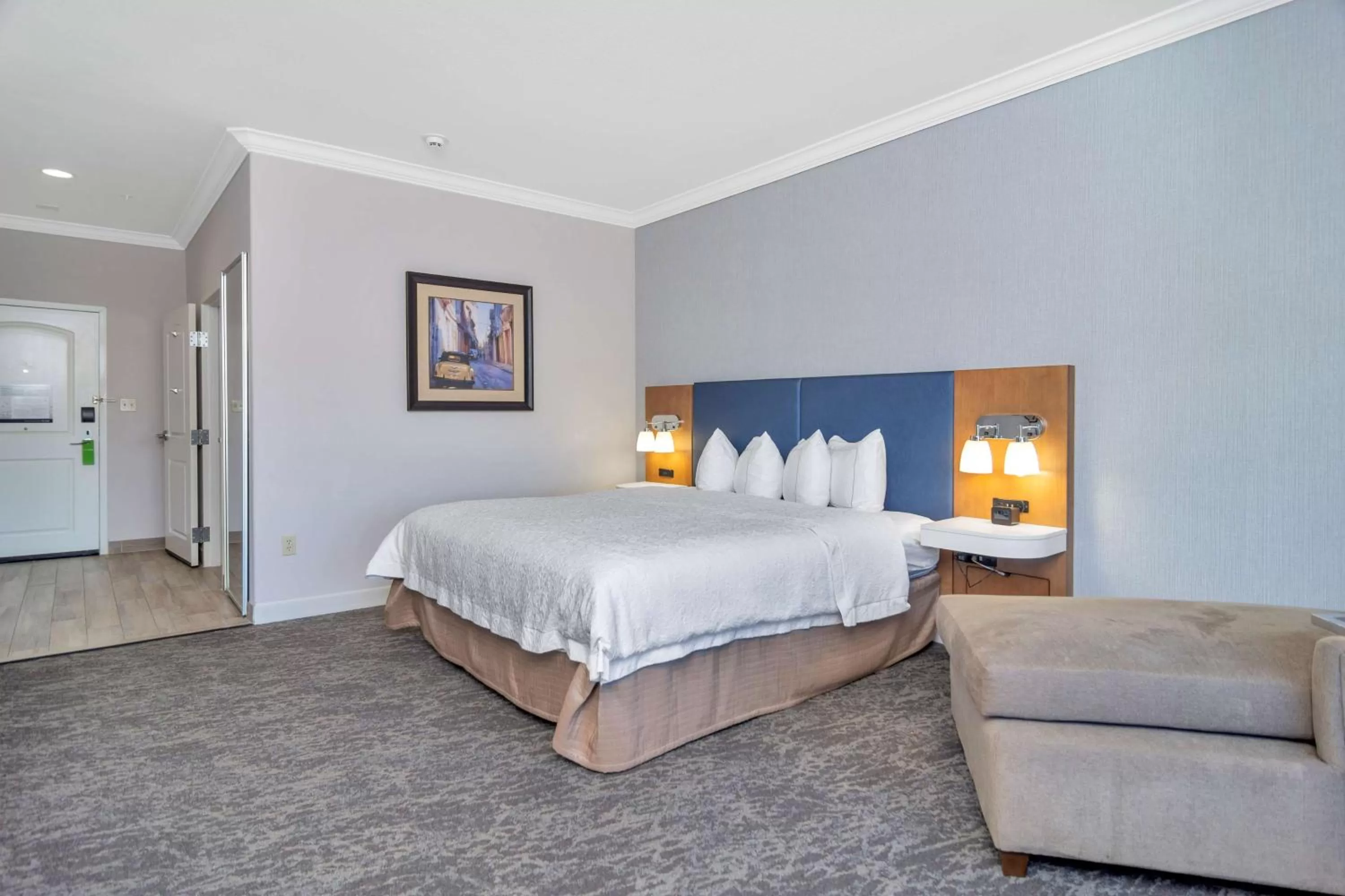 King Room with Accessible Tub - Mobility and Hearing Access/Non-Smoking in Hampton Inn & Suites Fort Worth-Fossil Creek