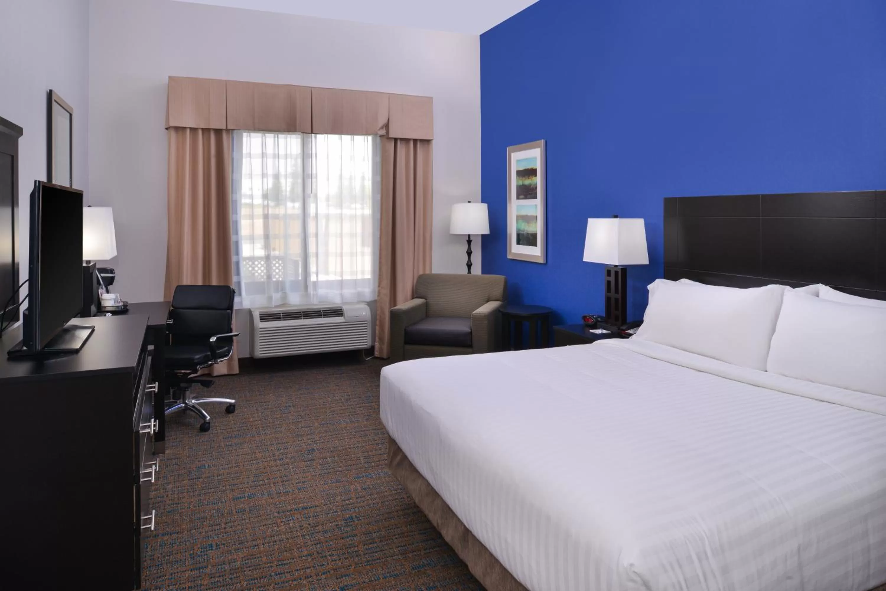 Standard King Room with Mobility Accessible Tub in Holiday Inn Express & Suites Bakersfield Airport by IHG
