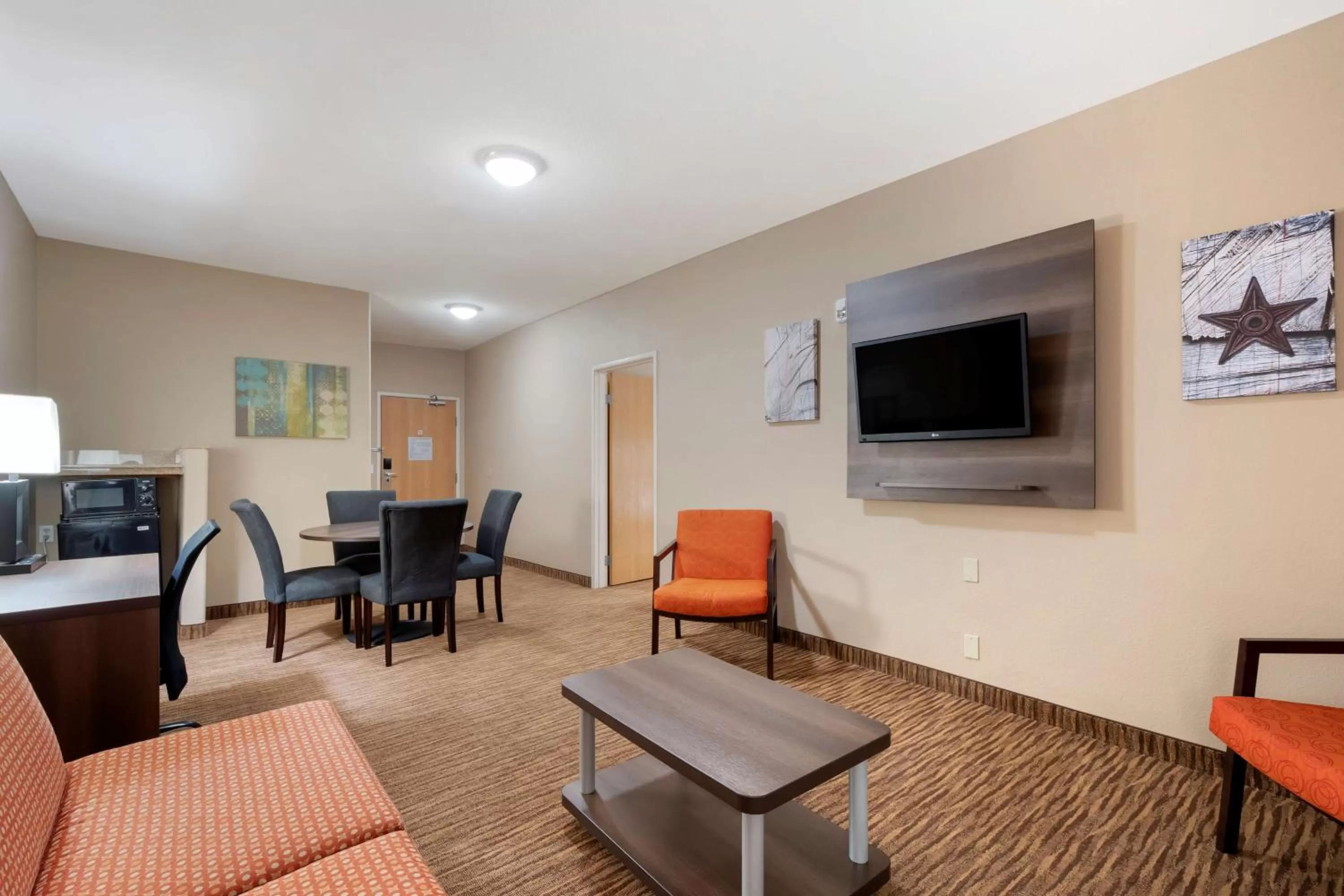King Suite with Sofa Bed and Separate Bedroom - Non-Smoking in Best Western Plus DFW Airport Suites