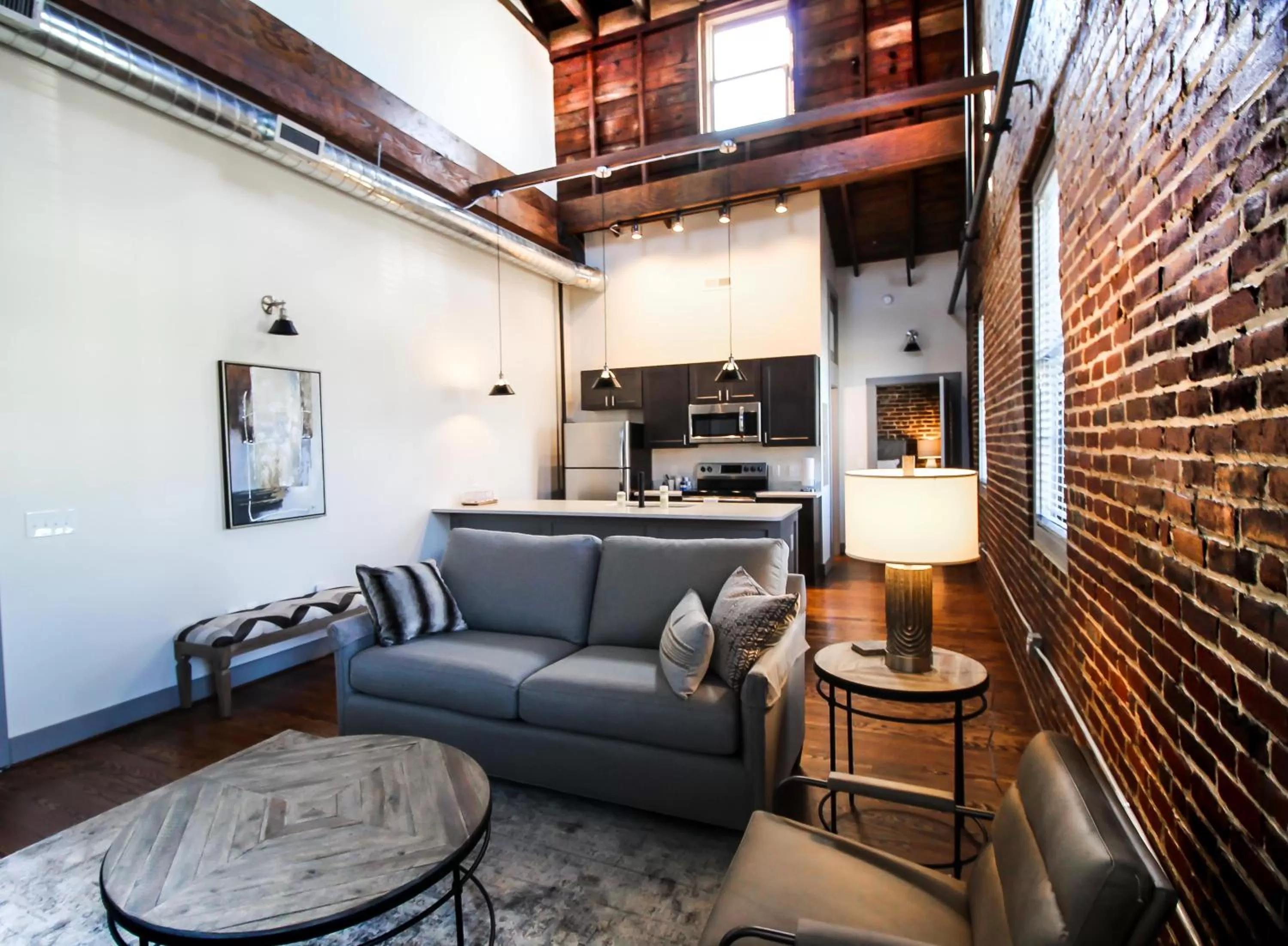 Deluxe Queen Suite in The Lofts at Downtown Salem