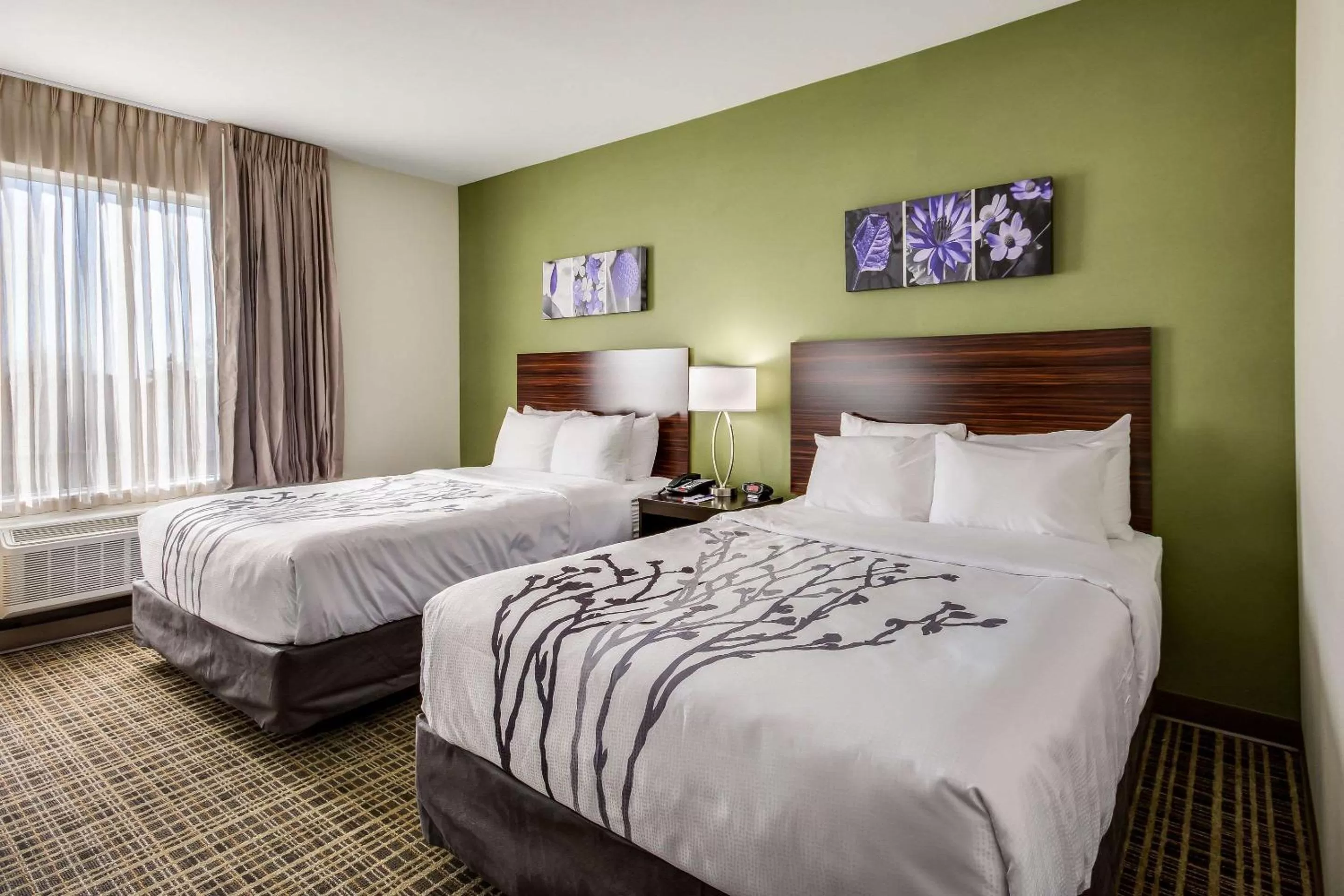 Deluxe Queen Room with Two Queen Beds - Non-Smoking in Sleep Inn & Suites Yukon Oklahoma City