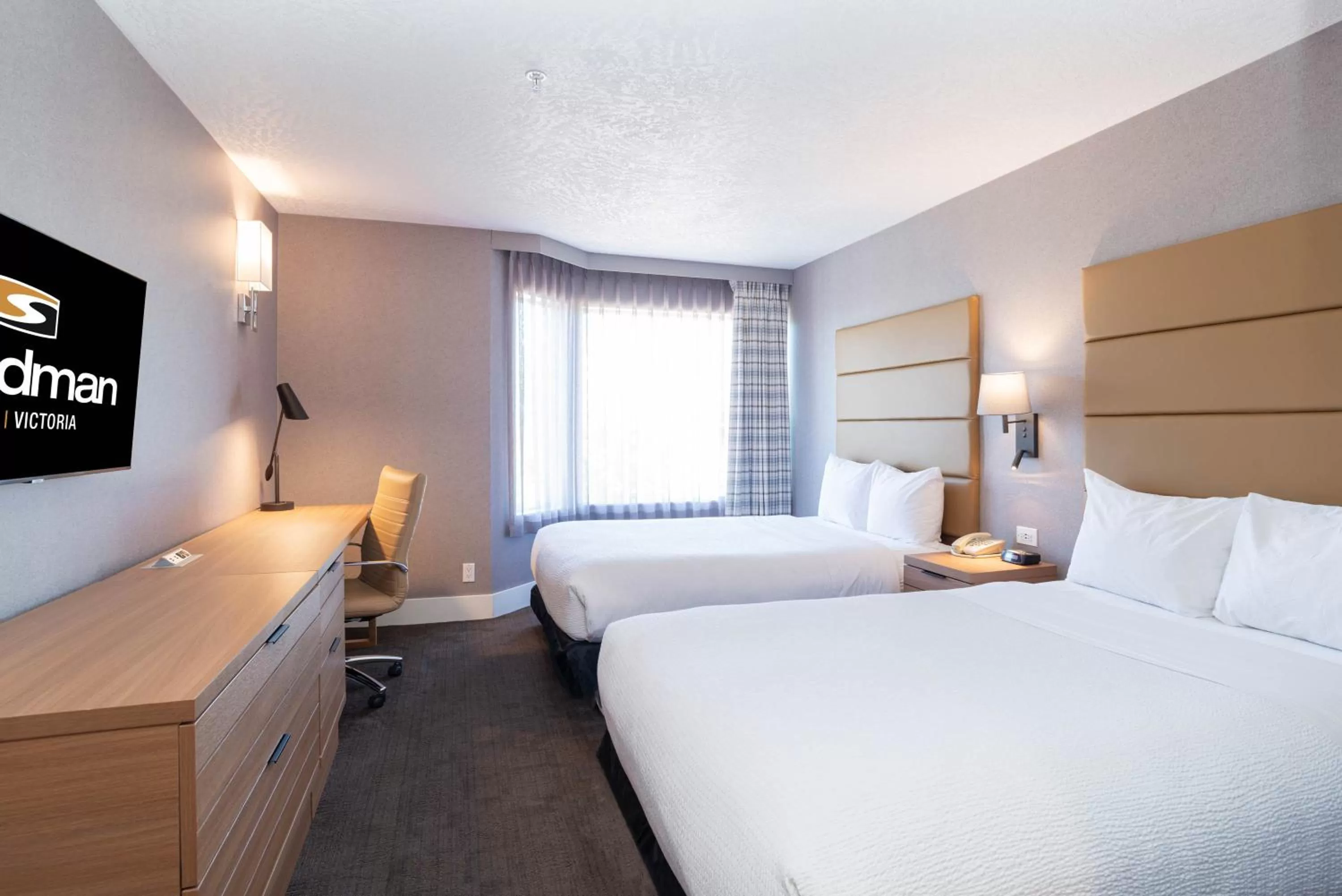 Standard Room, 2 Double Beds in Sandman Hotel Victoria