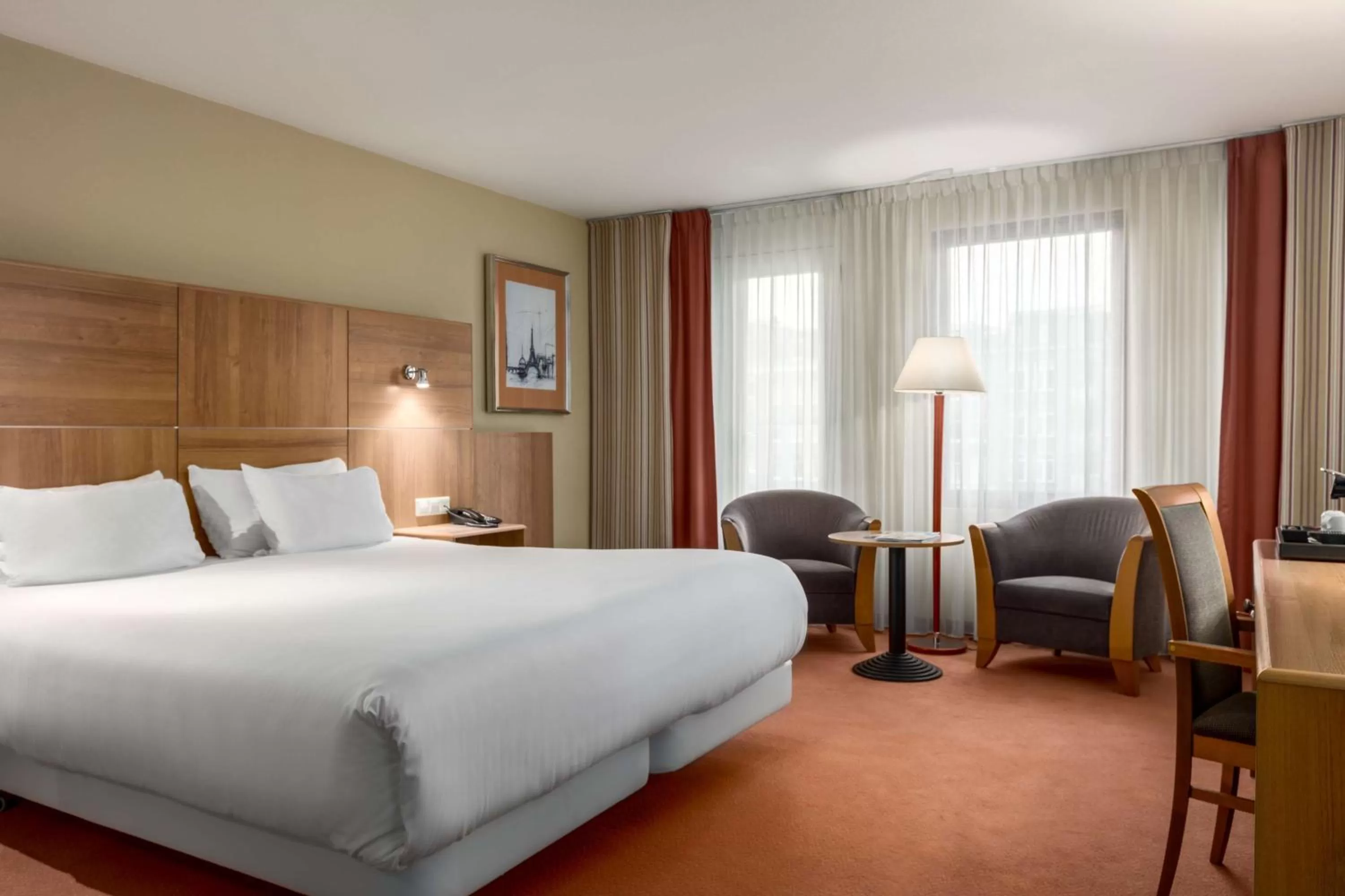 Superior Double or Twin Room with View with Extra Bed (2 Adults + 1 Child) in NH Amsterdam Museum Quarter