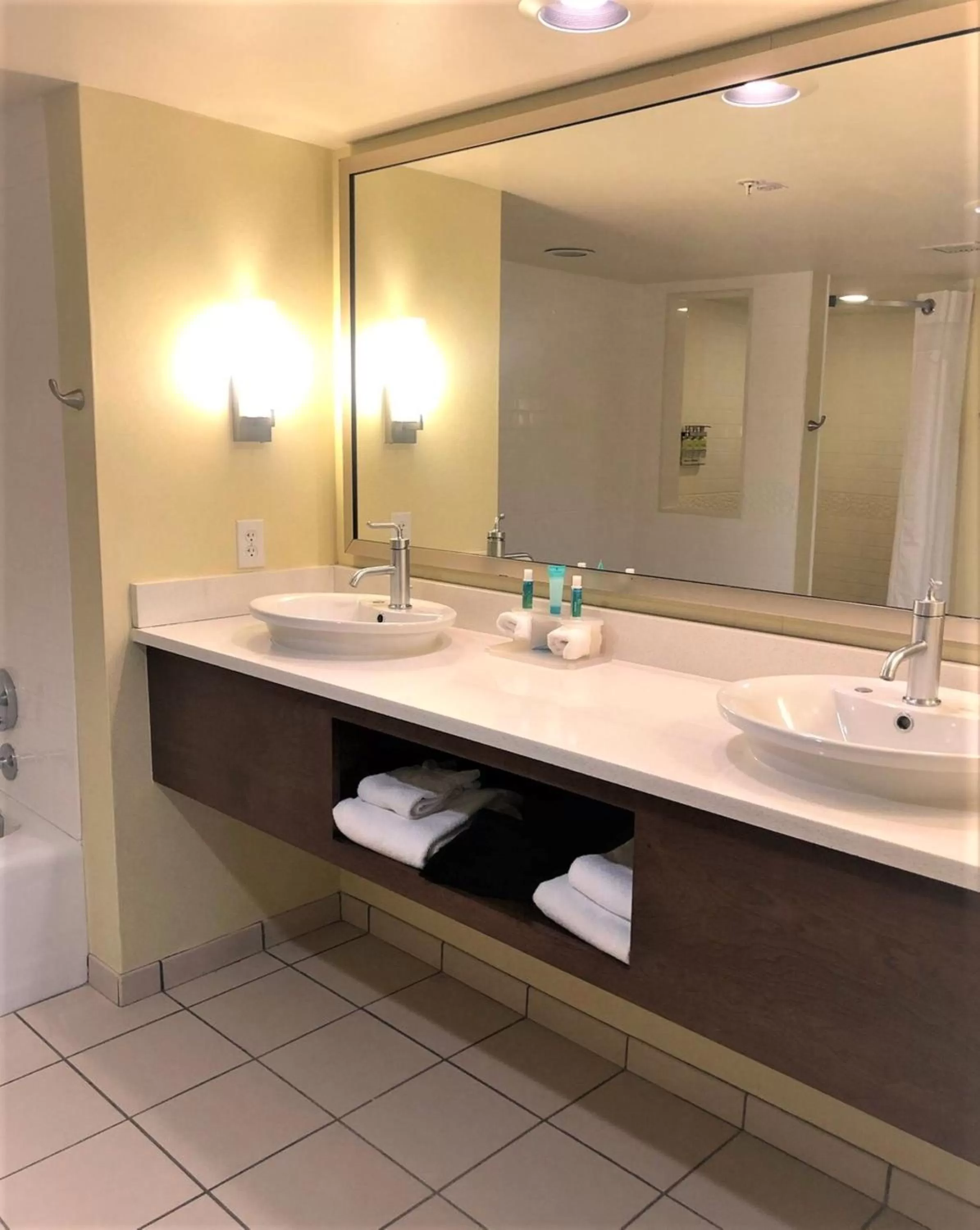 Queen Room with Two Queen Beds - Disability Access with Roll In Shower in Holiday Inn Express Indianapolis - Fishers by IHG