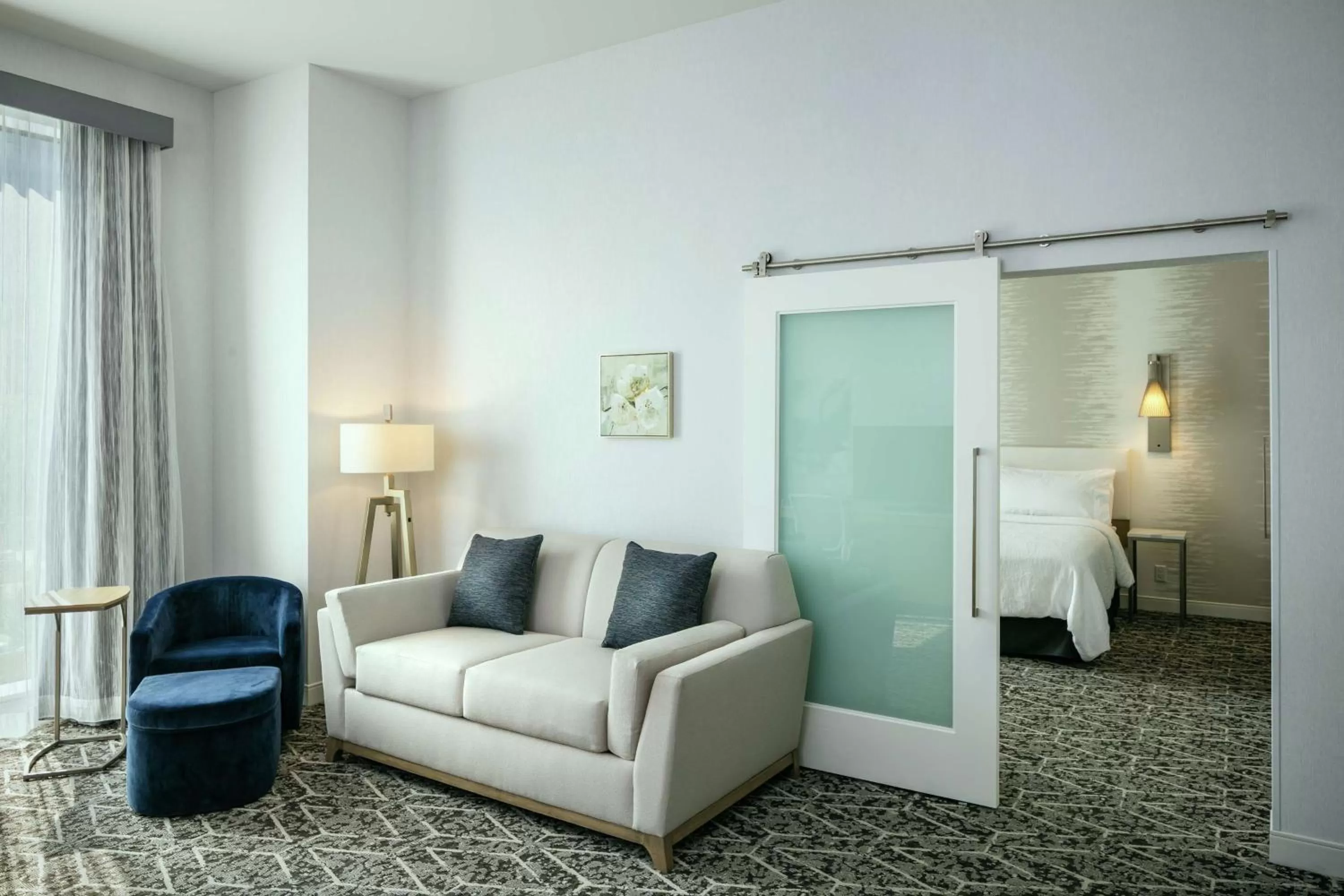 One-Bedroom King Suite in Hilton Garden Inn Seattle Bellevue Downtown, WA