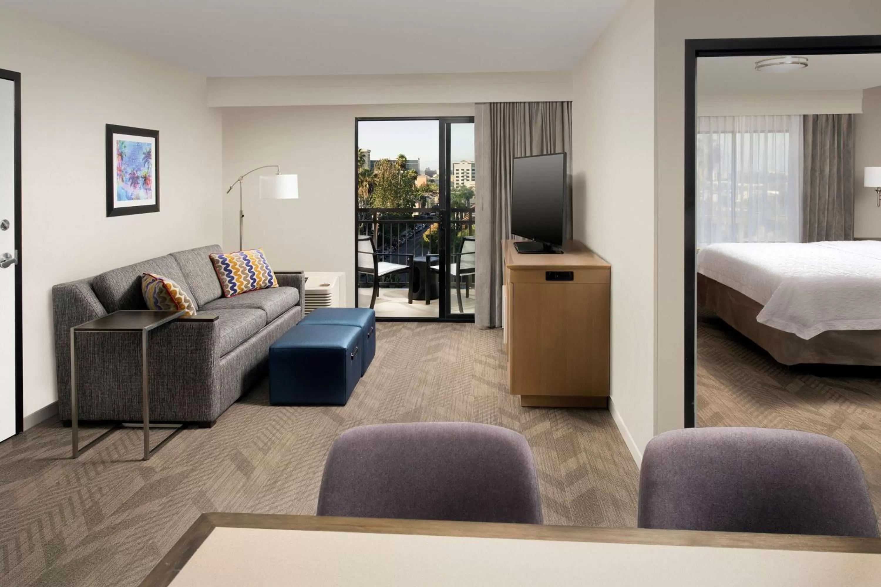 One-Bedroom King Suite with Balcony - Non-Smoking in Hampton Inn & Suites Anaheim Garden Grove
