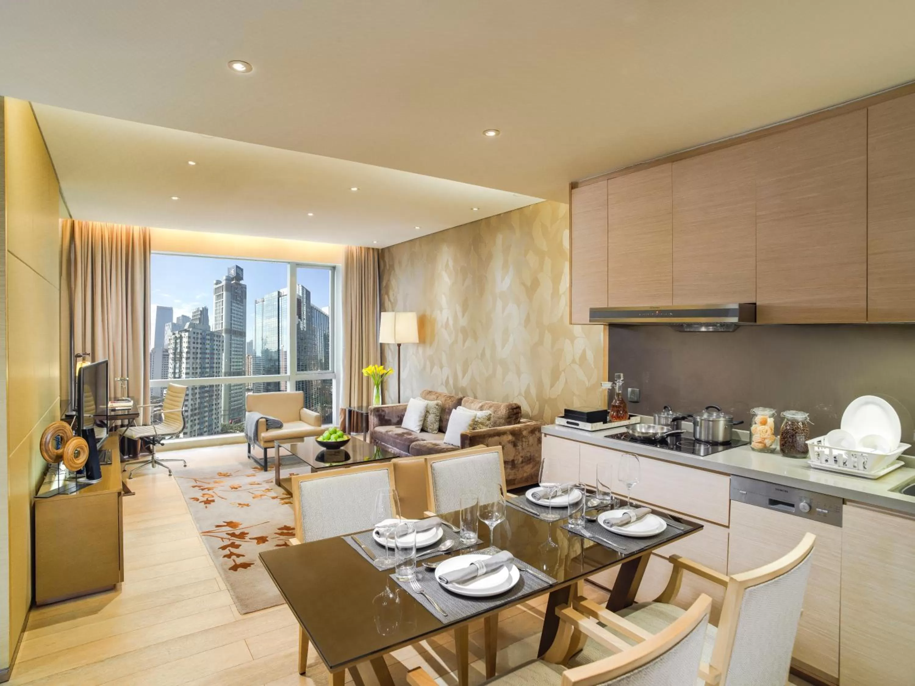 Deluxe Two-Bedroom Suite in Fraser Suites Guangzhou